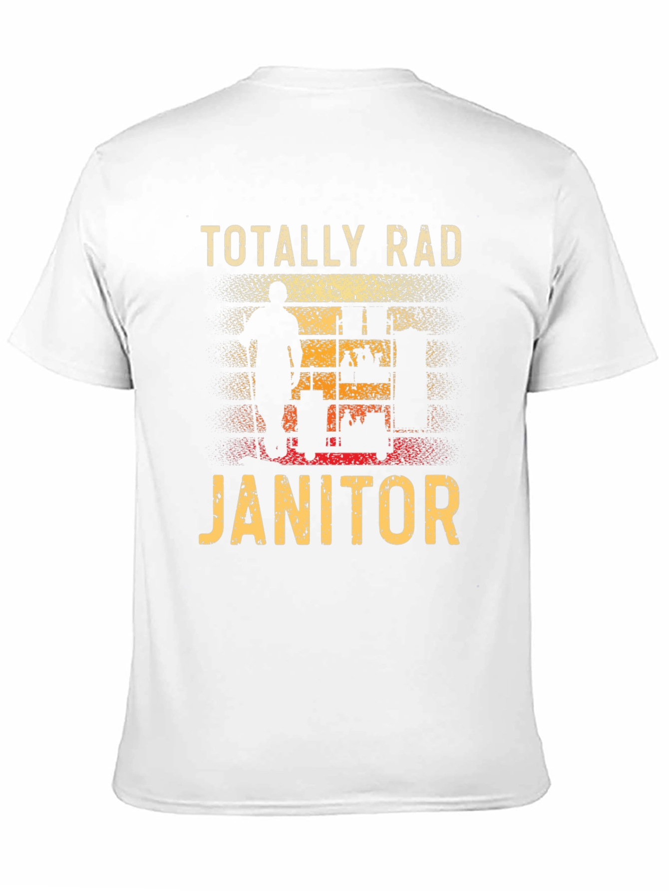 Totally Rad Janitor Graphic T-Shirt