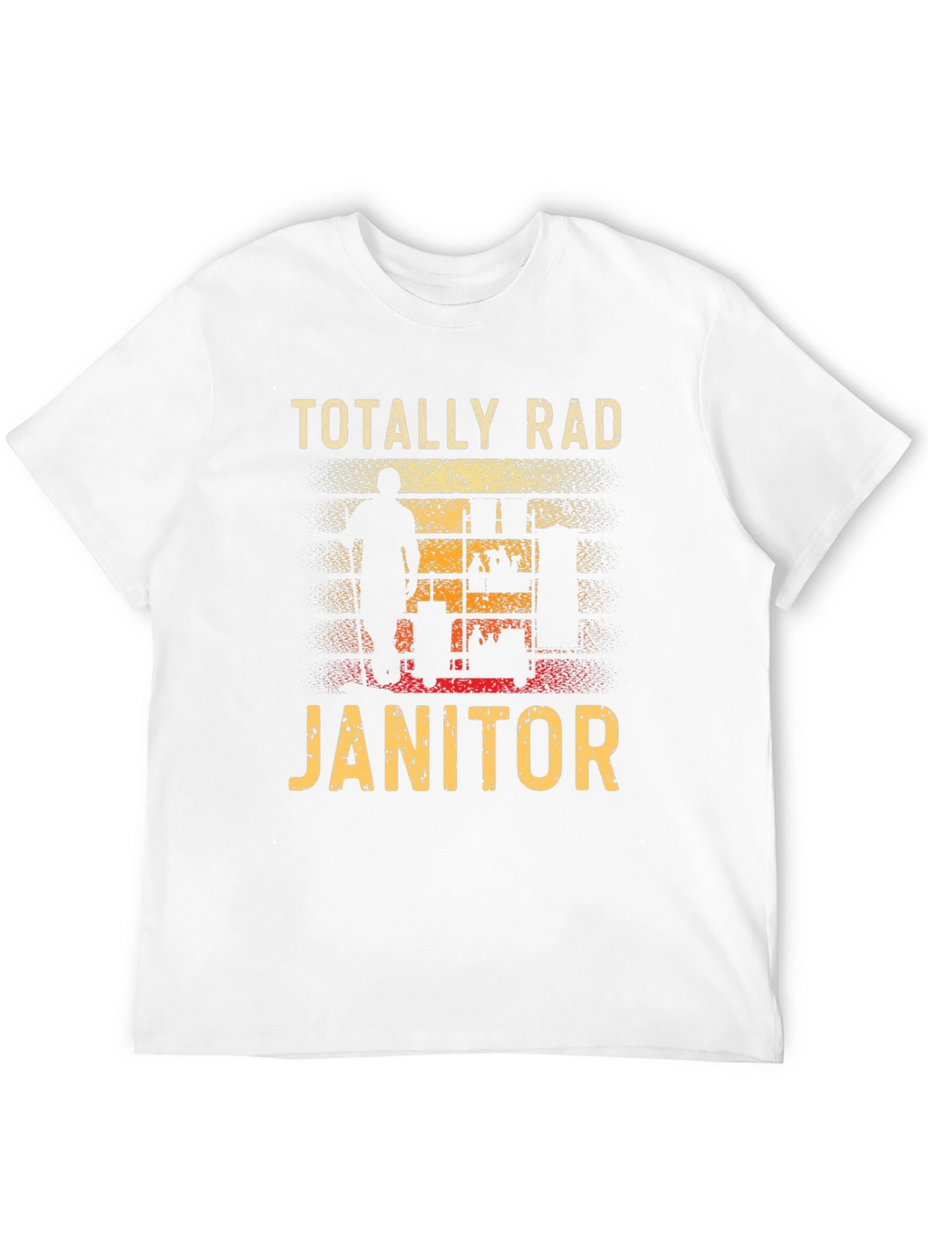 Totally Rad Janitor Graphic T-Shirt