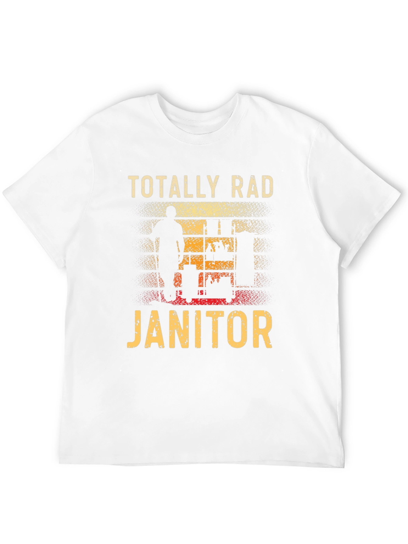 Totally Rad Janitor Graphic T-Shirt
