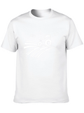 Tractor Graphic Tee - Black Cotton Farmer Shirt