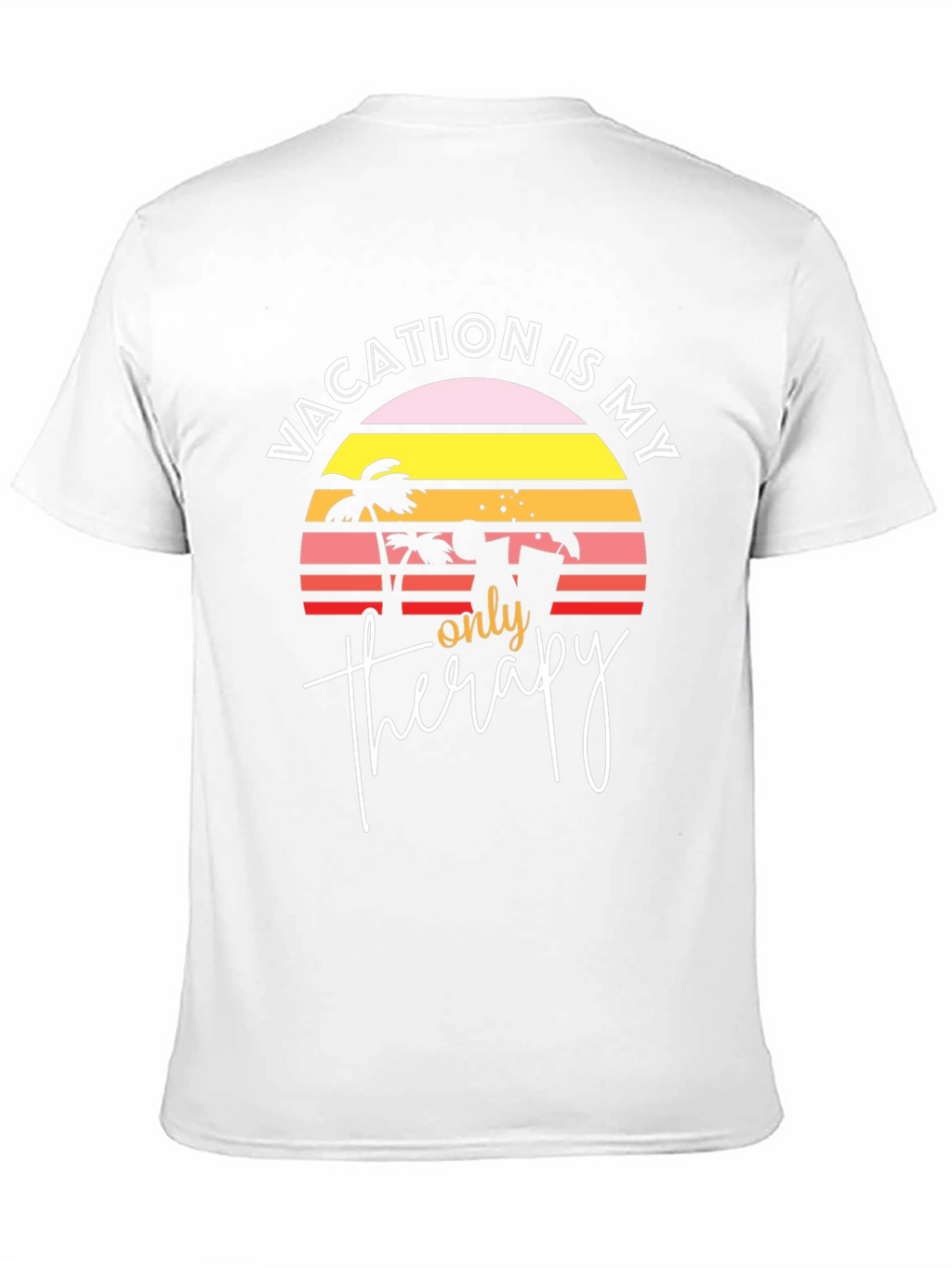 Vacation Therapy Graphic T-Shirt - Beach Lover Tee