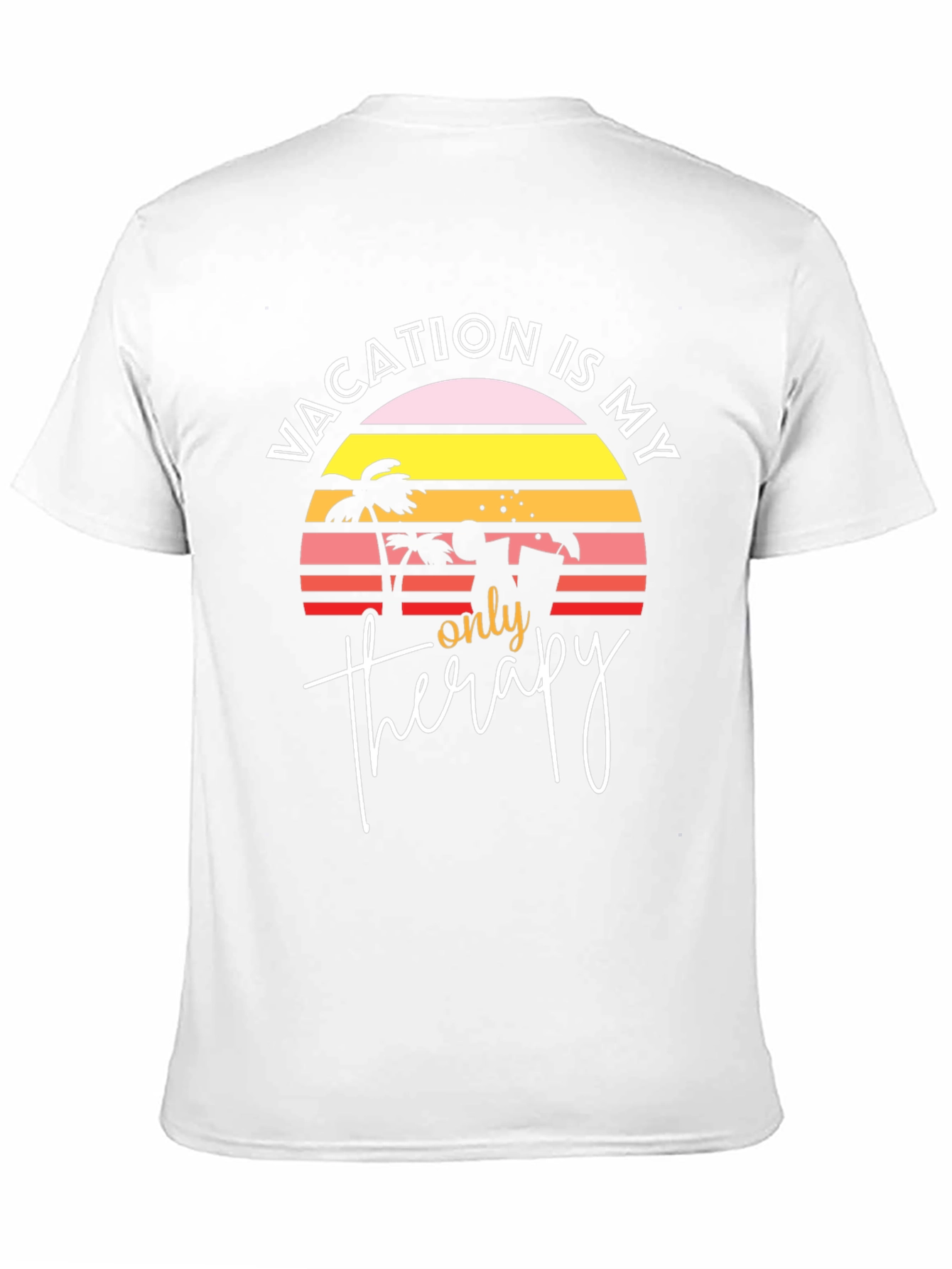 Vacation Therapy Graphic T-Shirt - Beach Lover Tee