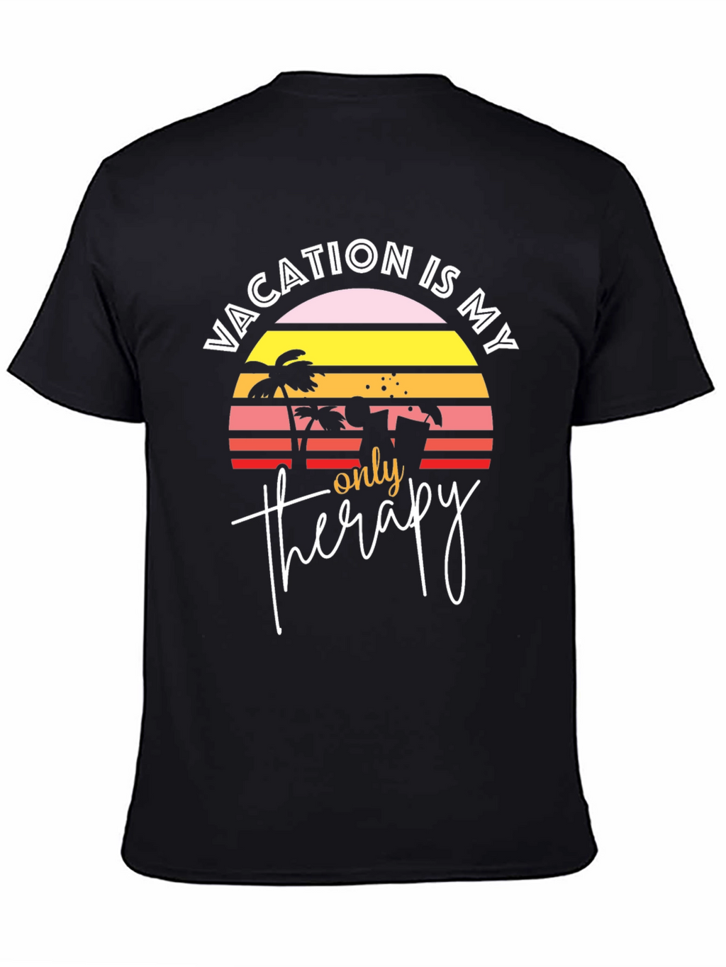 Vacation Therapy Graphic T-Shirt - Beach Lover Tee
