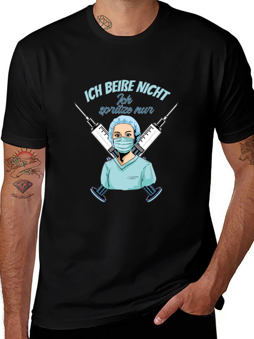 Funny Nurse Injection T-Shirt