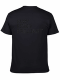 Busy Being Brilliant Black Graphic Tee Shirt