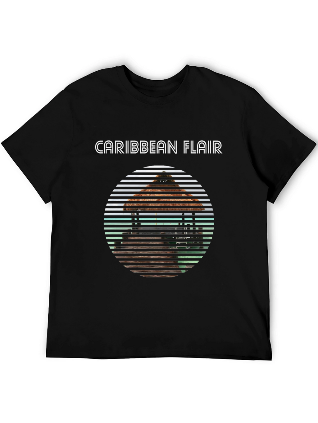 Caribbean Flair Graphic Tee - Island Vibes