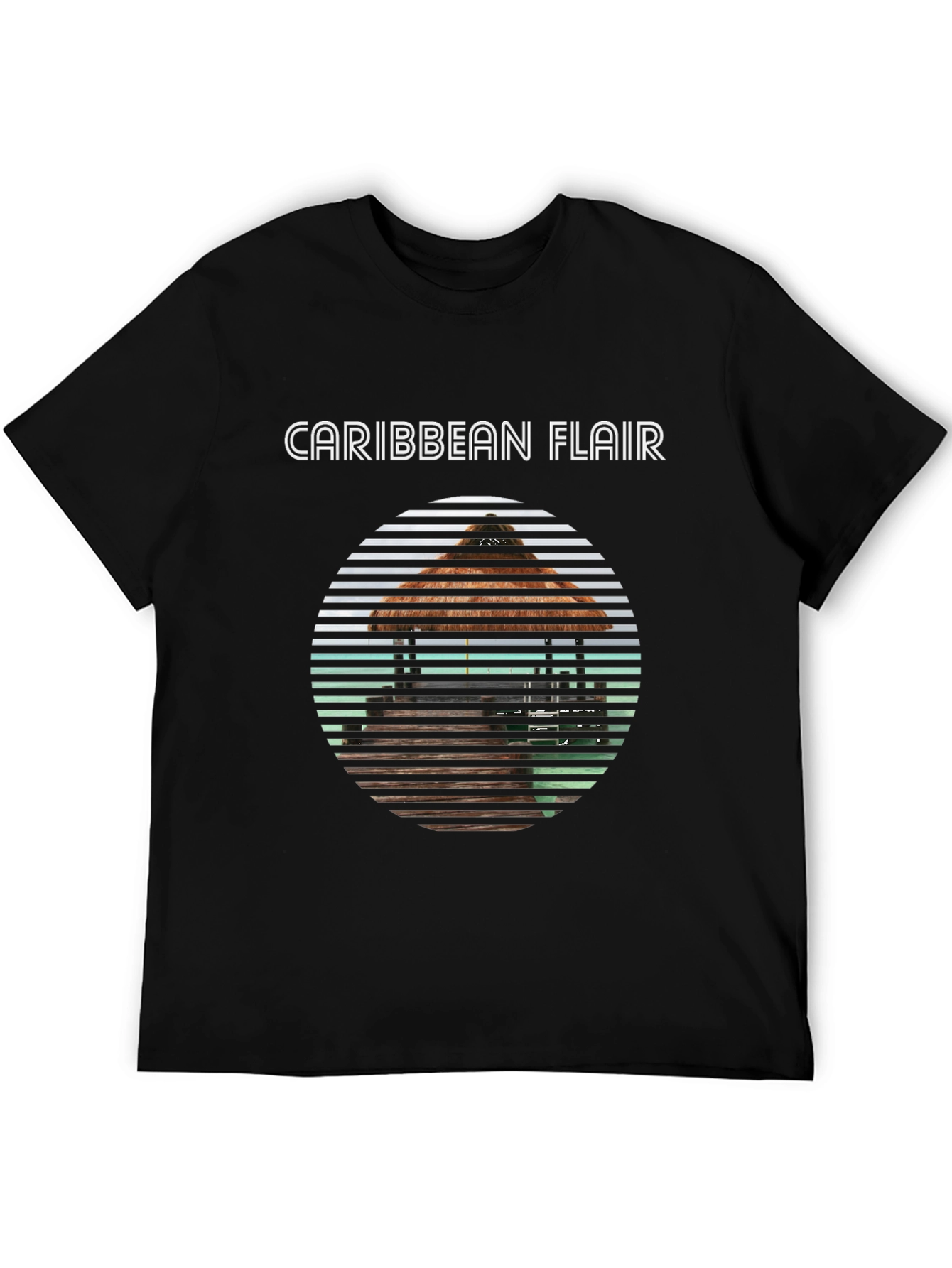 Caribbean Flair Graphic Tee - Island Vibes