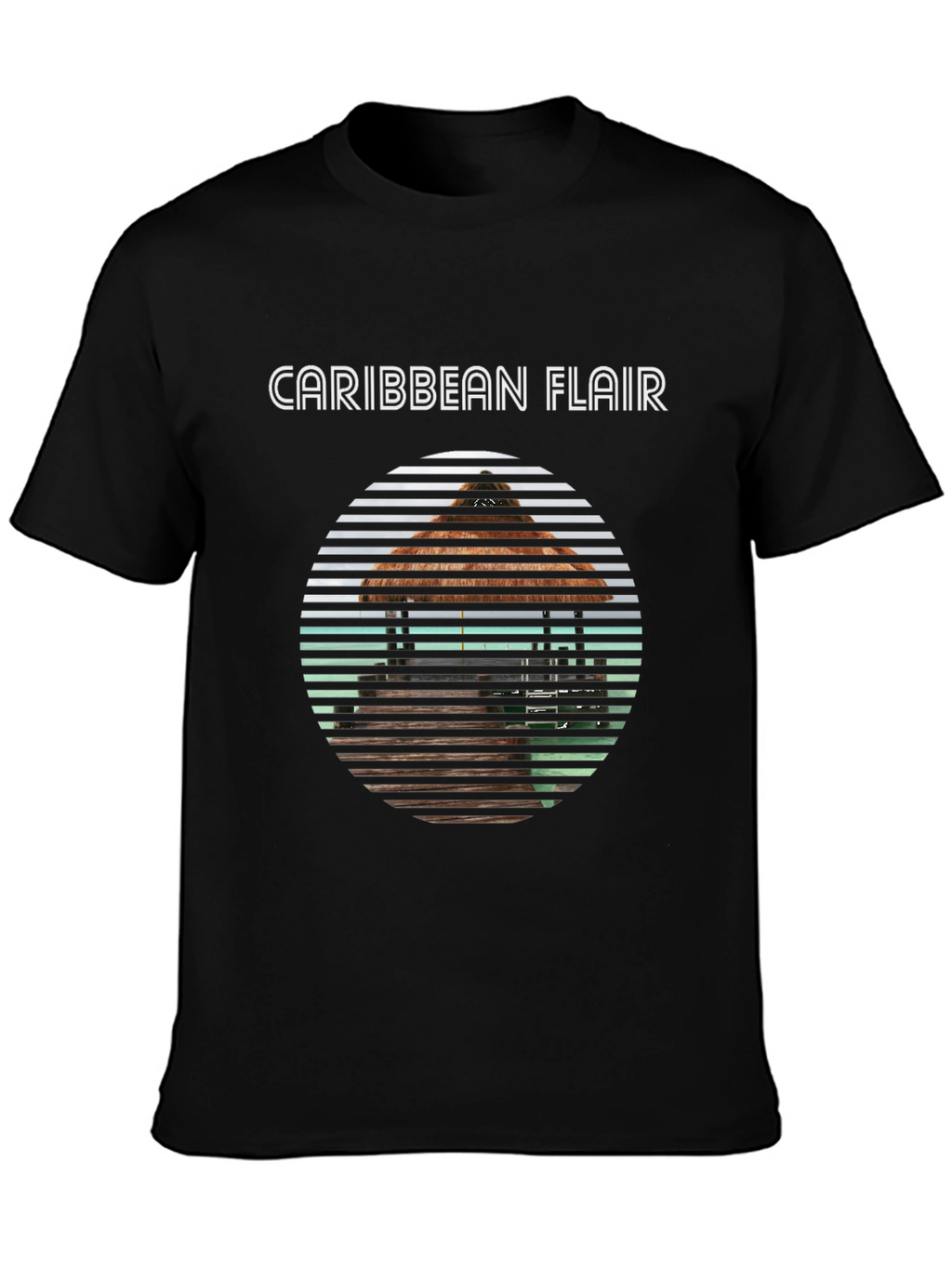 Caribbean Flair Graphic Tee - Island Vibes