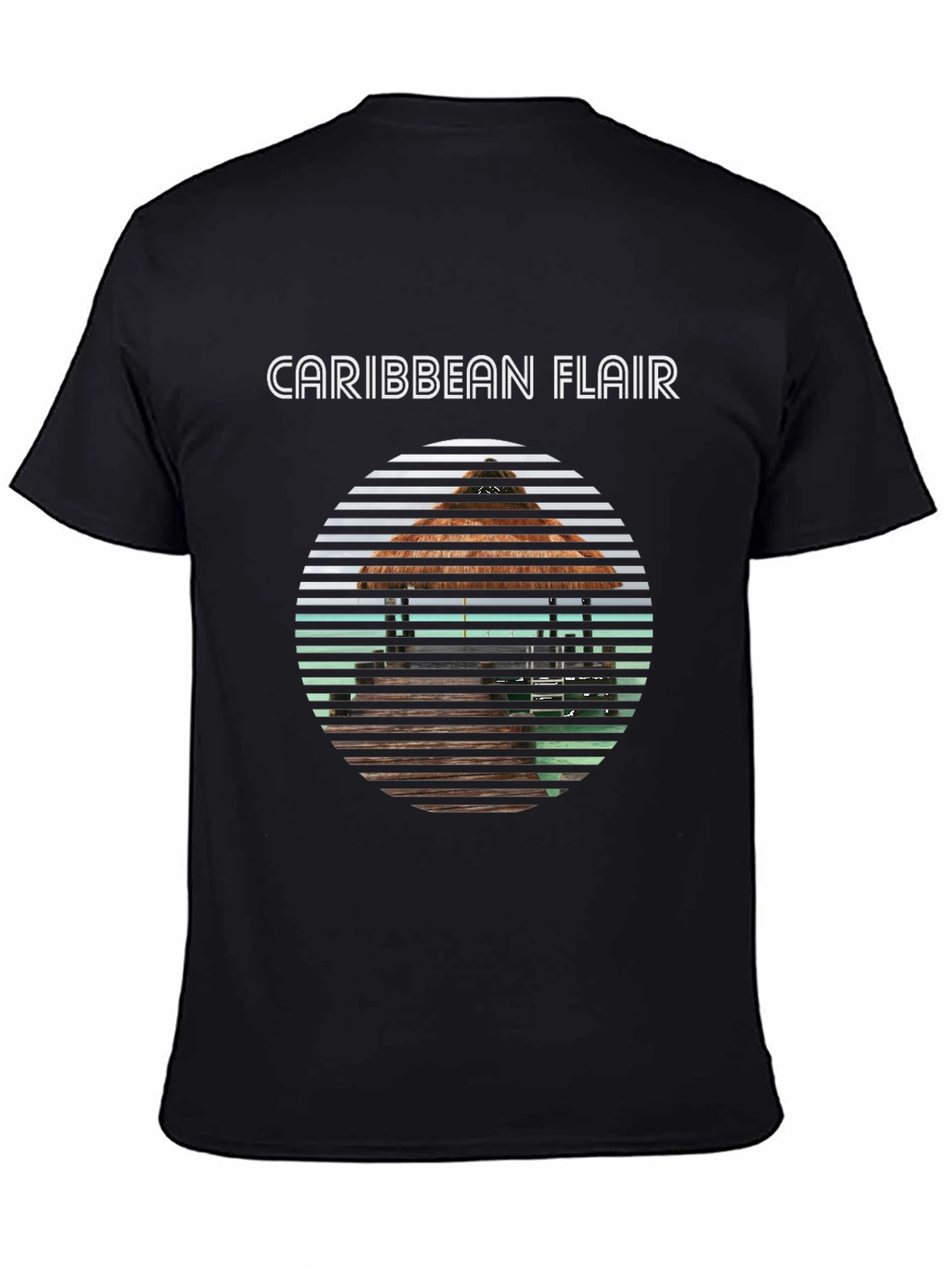 Caribbean Flair Graphic Tee - Island Vibes