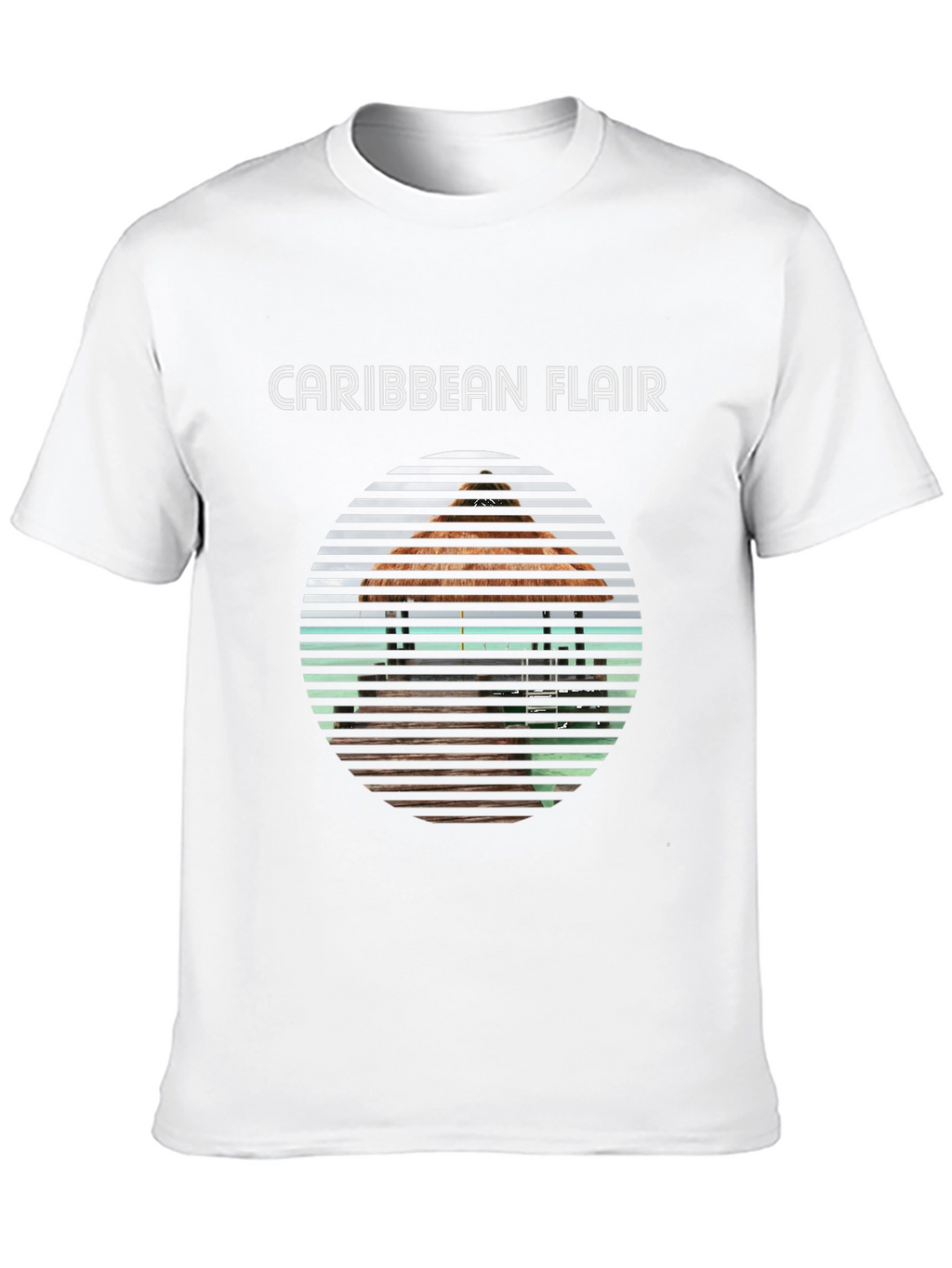 Caribbean Flair Graphic Tee - Island Vibes