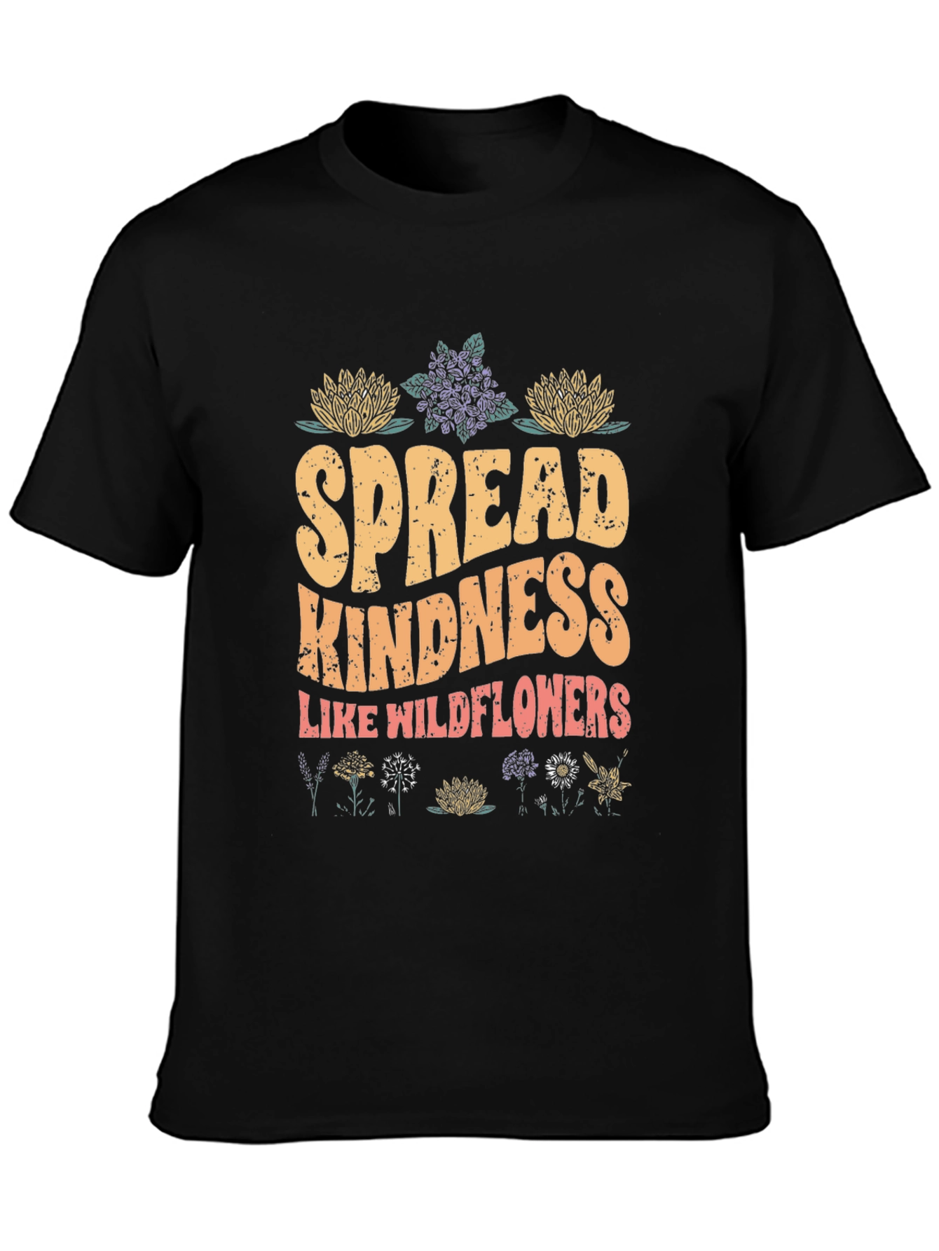 Spread Kindness Graphic Tee - Wildflower Design