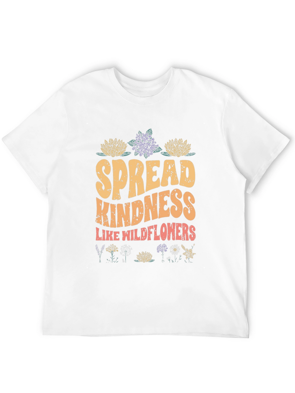 Spread Kindness Graphic Tee - Wildflower Design