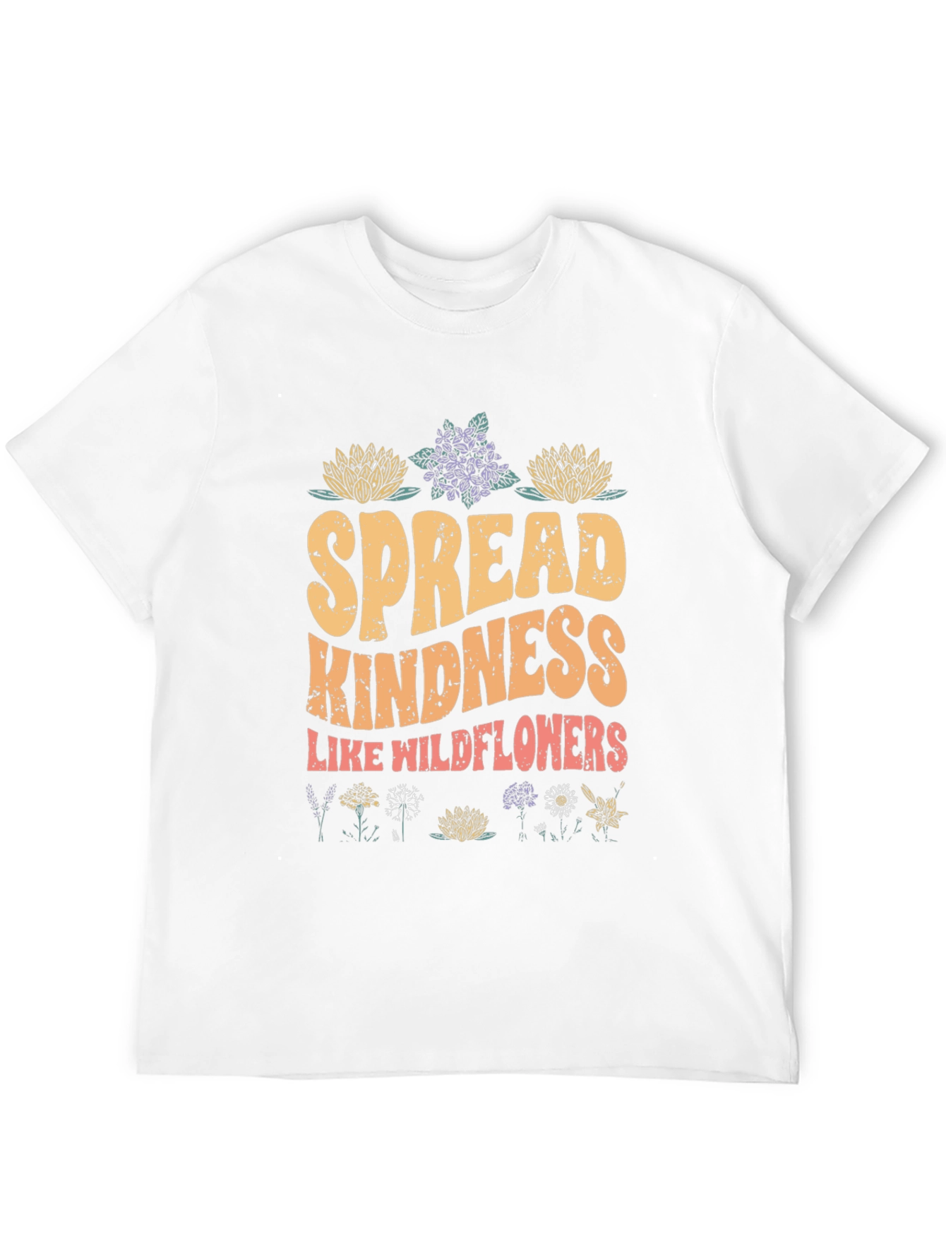Spread Kindness Graphic Tee - Wildflower Design