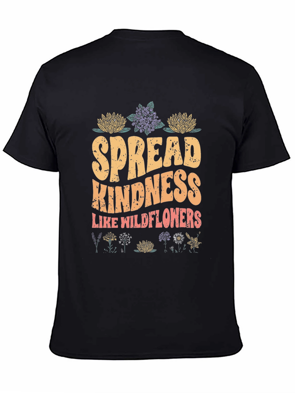 Spread Kindness Graphic Tee - Wildflower Design