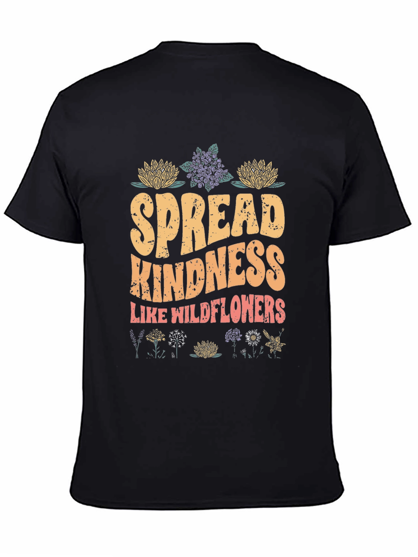Spread Kindness Graphic Tee - Wildflower Design