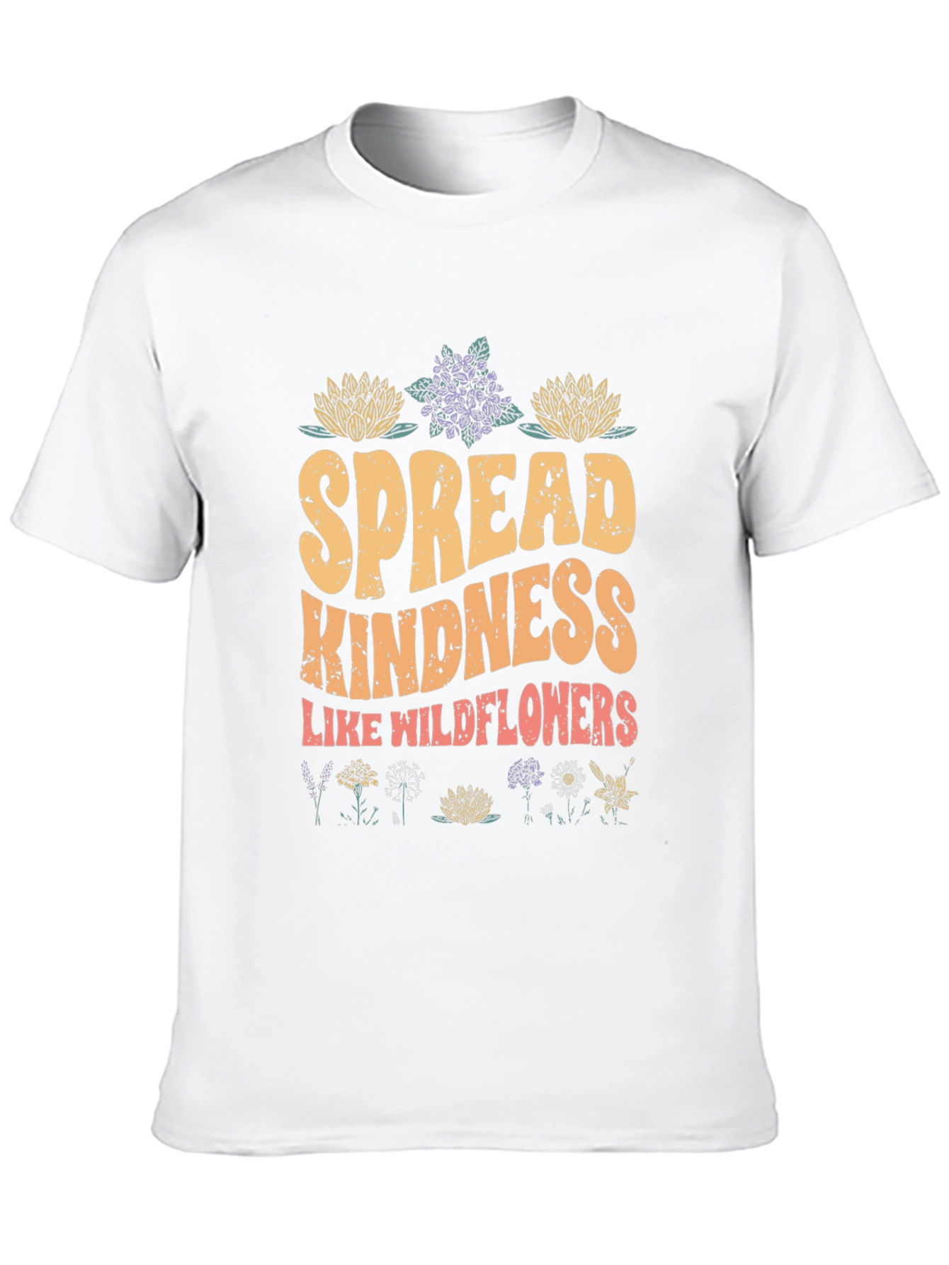 Spread Kindness Graphic Tee - Wildflower Design