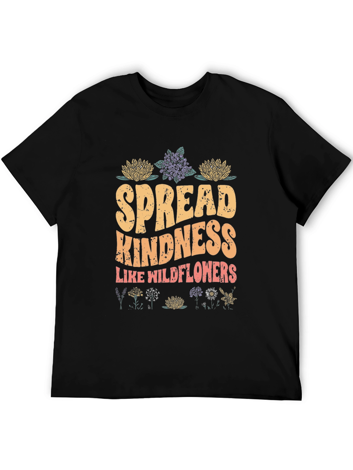 Spread Kindness Graphic Tee - Wildflower Design