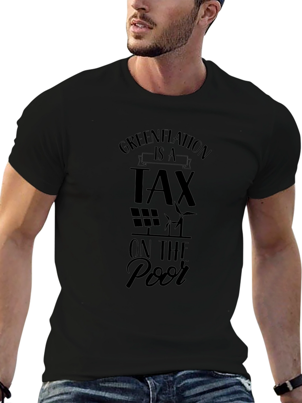 Greenflation Tax T-Shirt - Eco Political Statement Tee