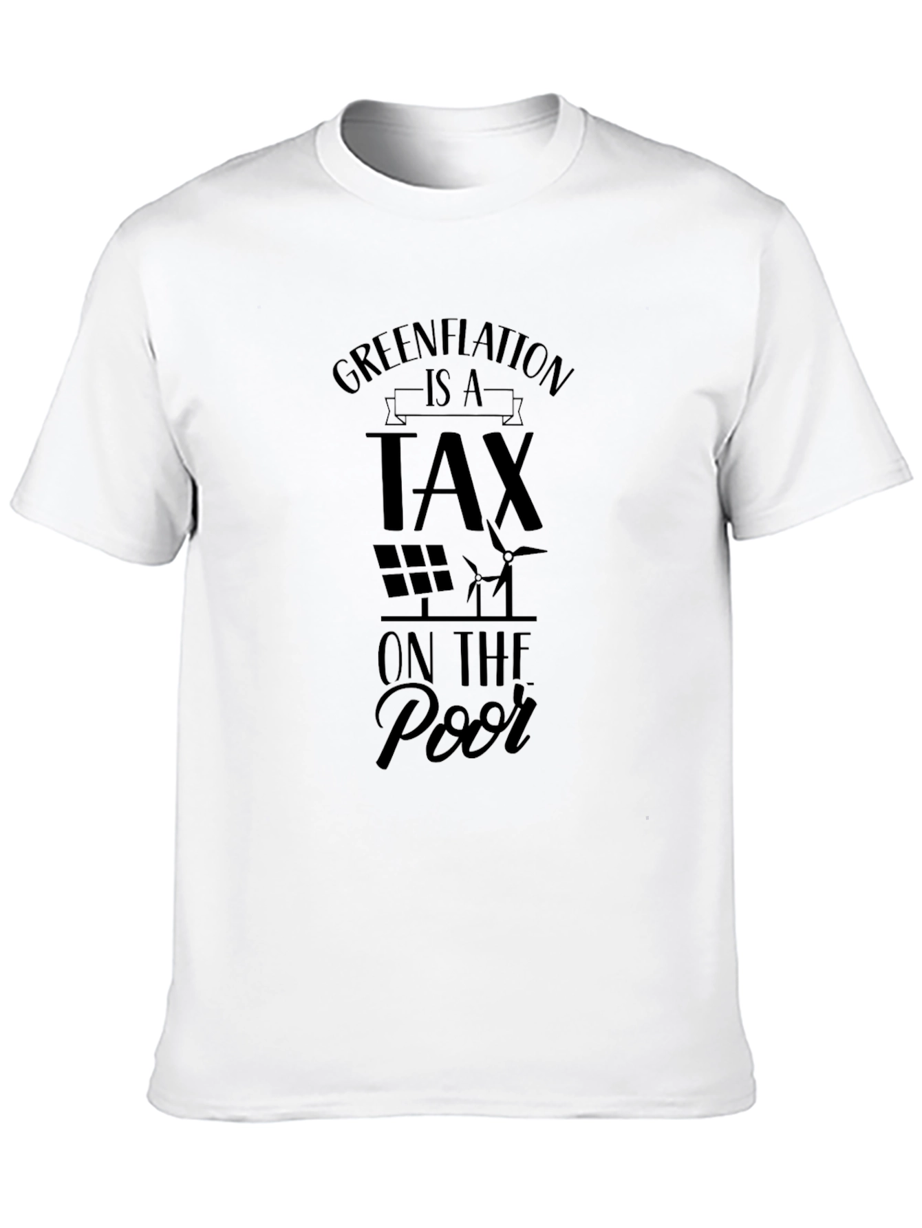 Greenflation Tax T-Shirt - Eco Political Statement Tee