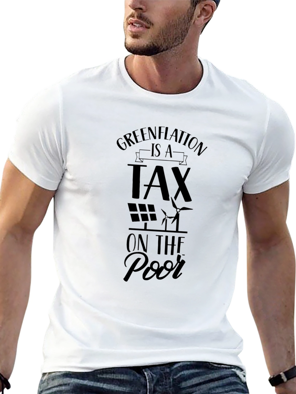 Greenflation Tax T-Shirt - Eco Political Statement Tee