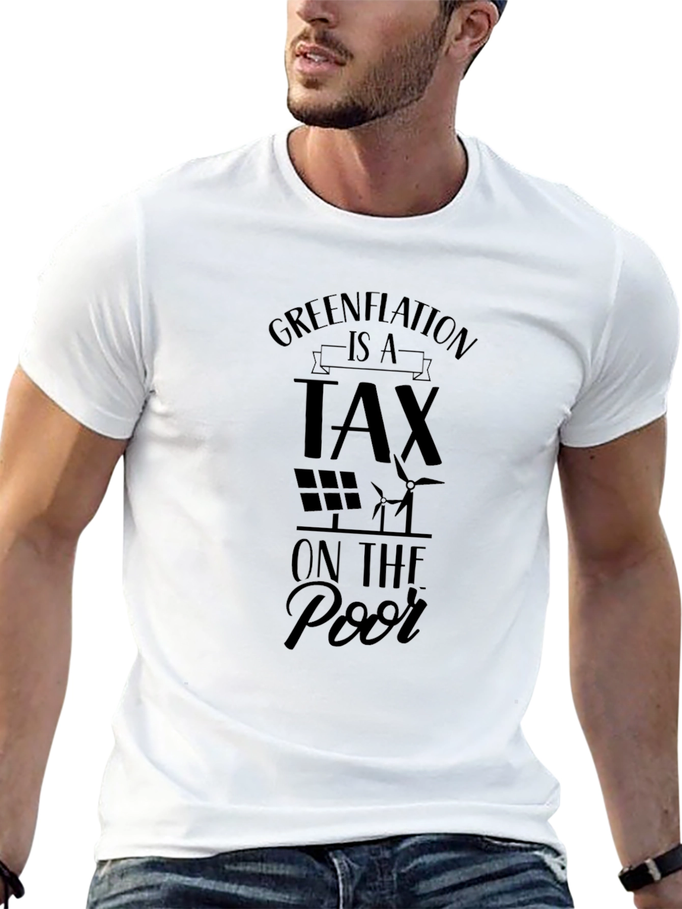 Greenflation Tax T-Shirt - Eco Political Statement Tee