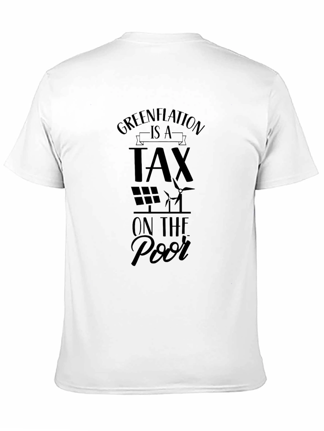 Greenflation Tax T-Shirt - Eco Political Statement Tee