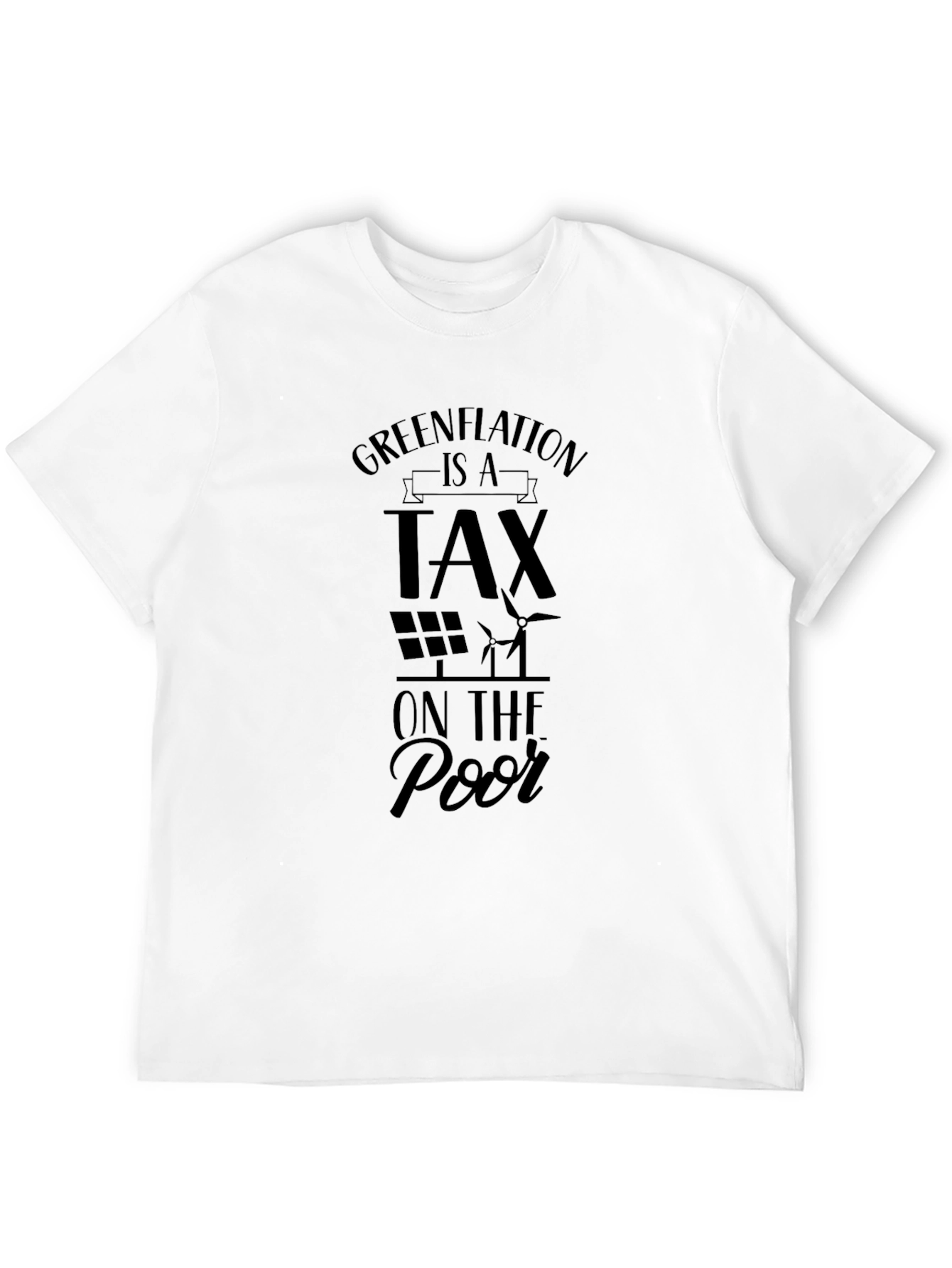 Greenflation Tax T-Shirt - Eco Political Statement Tee