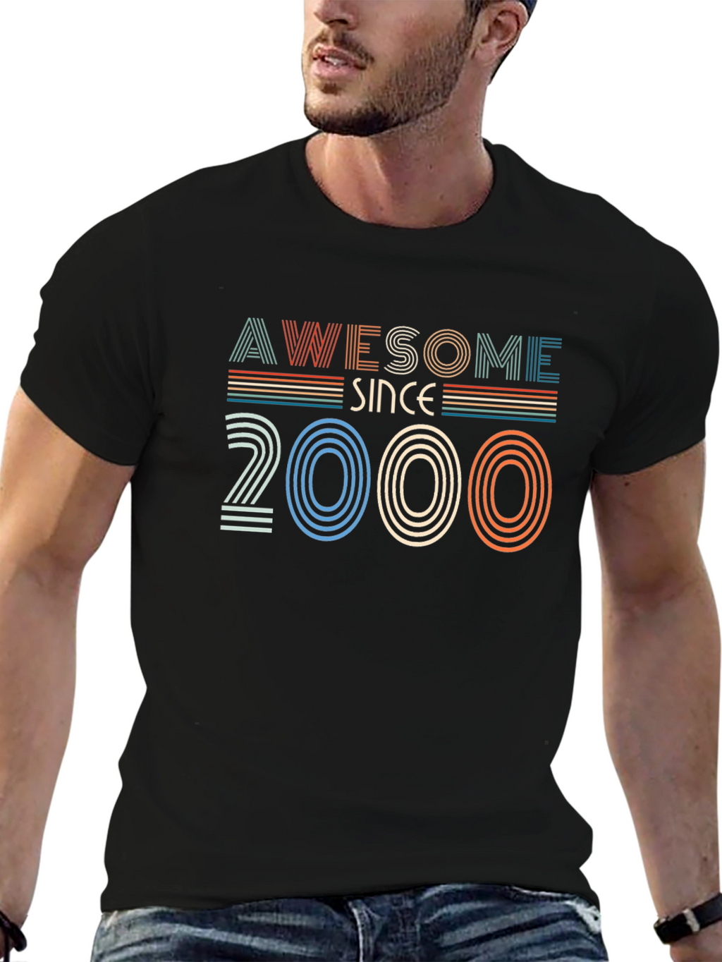 Awesome Since 2000 Graphic T-Shirt