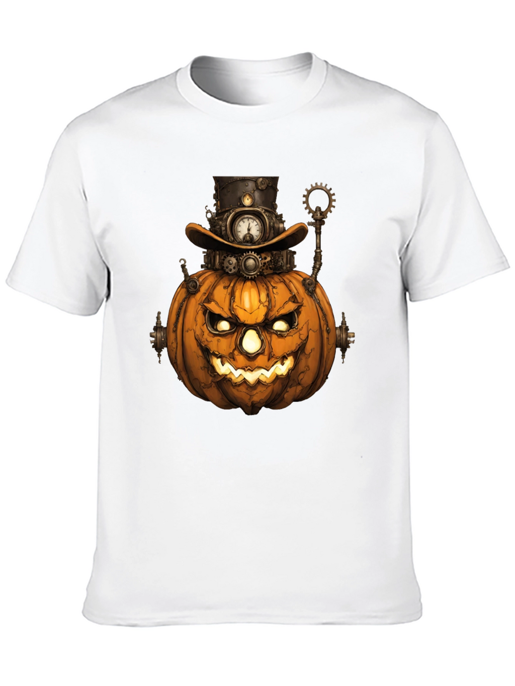 Steampunk Pumpkin Halloween T-Shirt