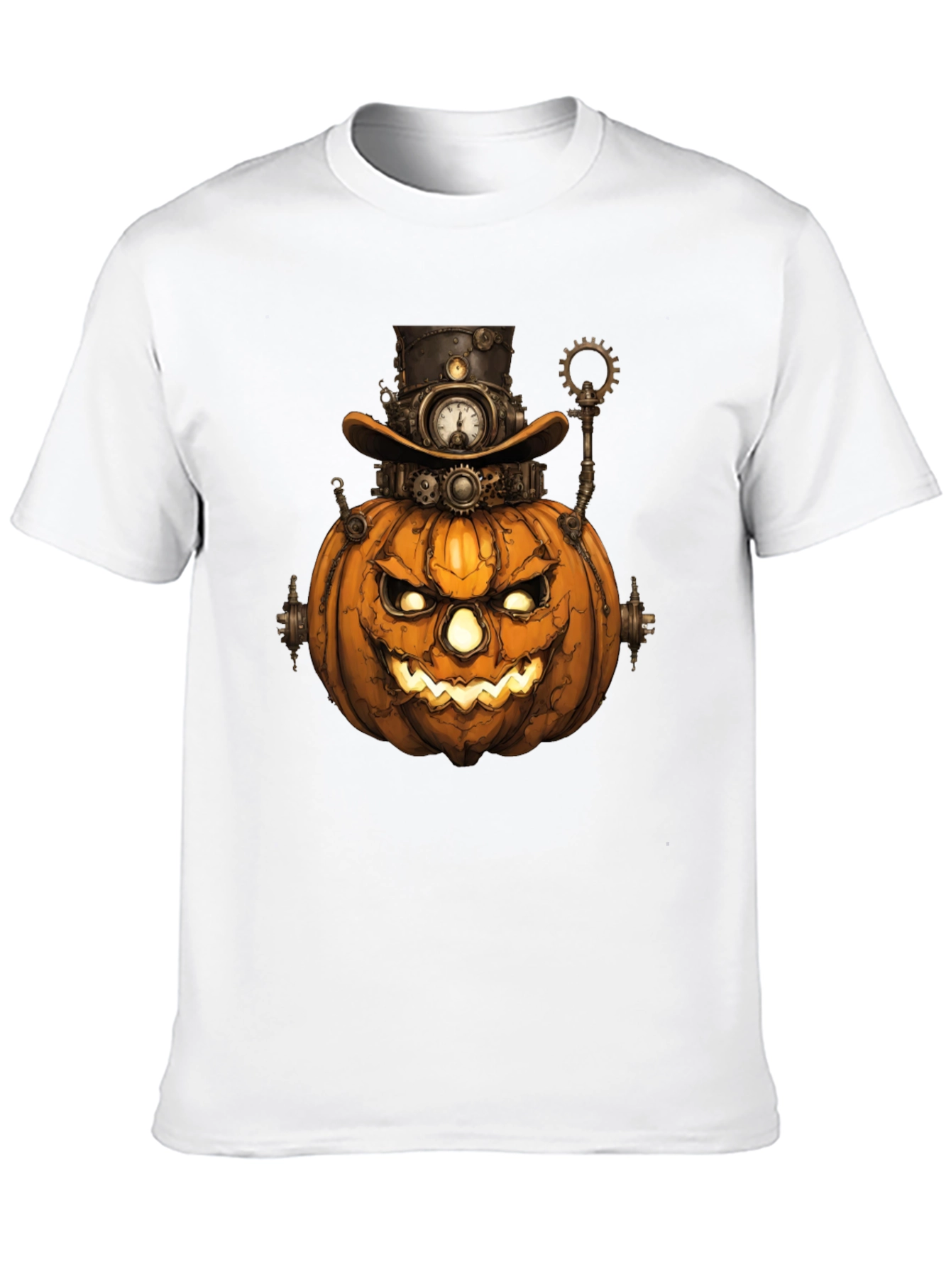Steampunk Pumpkin Halloween T-Shirt