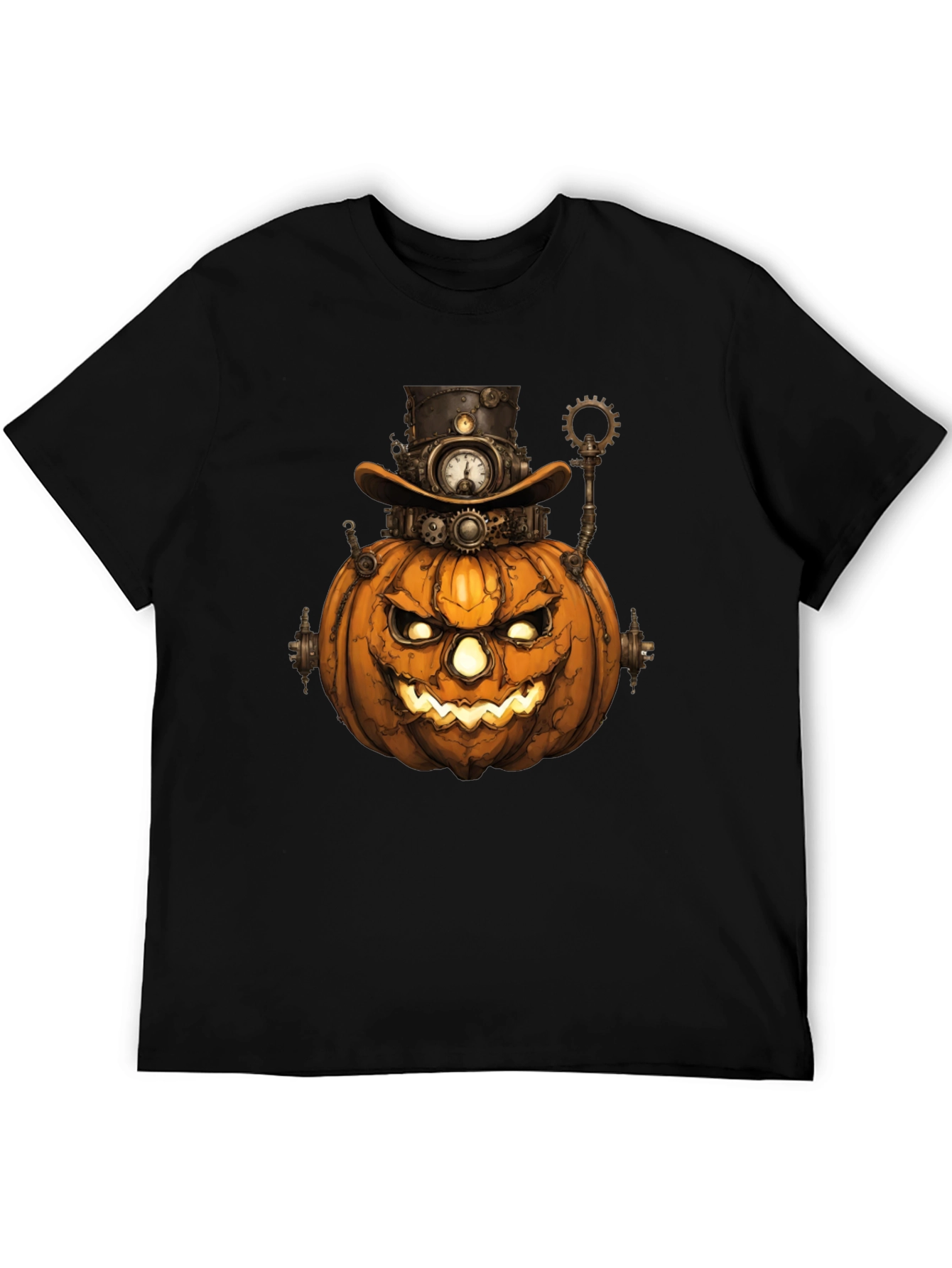 Steampunk Pumpkin Halloween T-Shirt