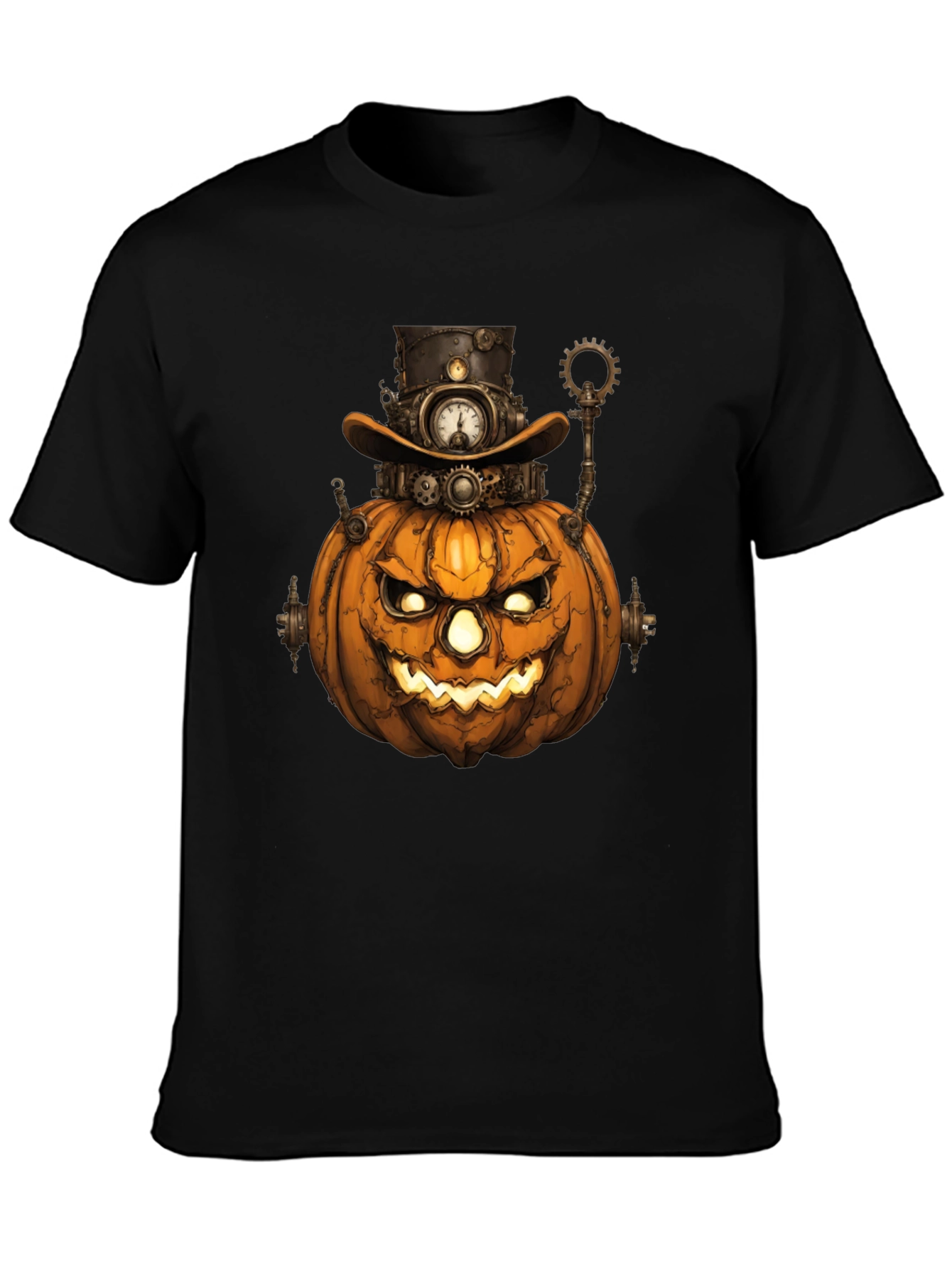 Steampunk Pumpkin Halloween T-Shirt