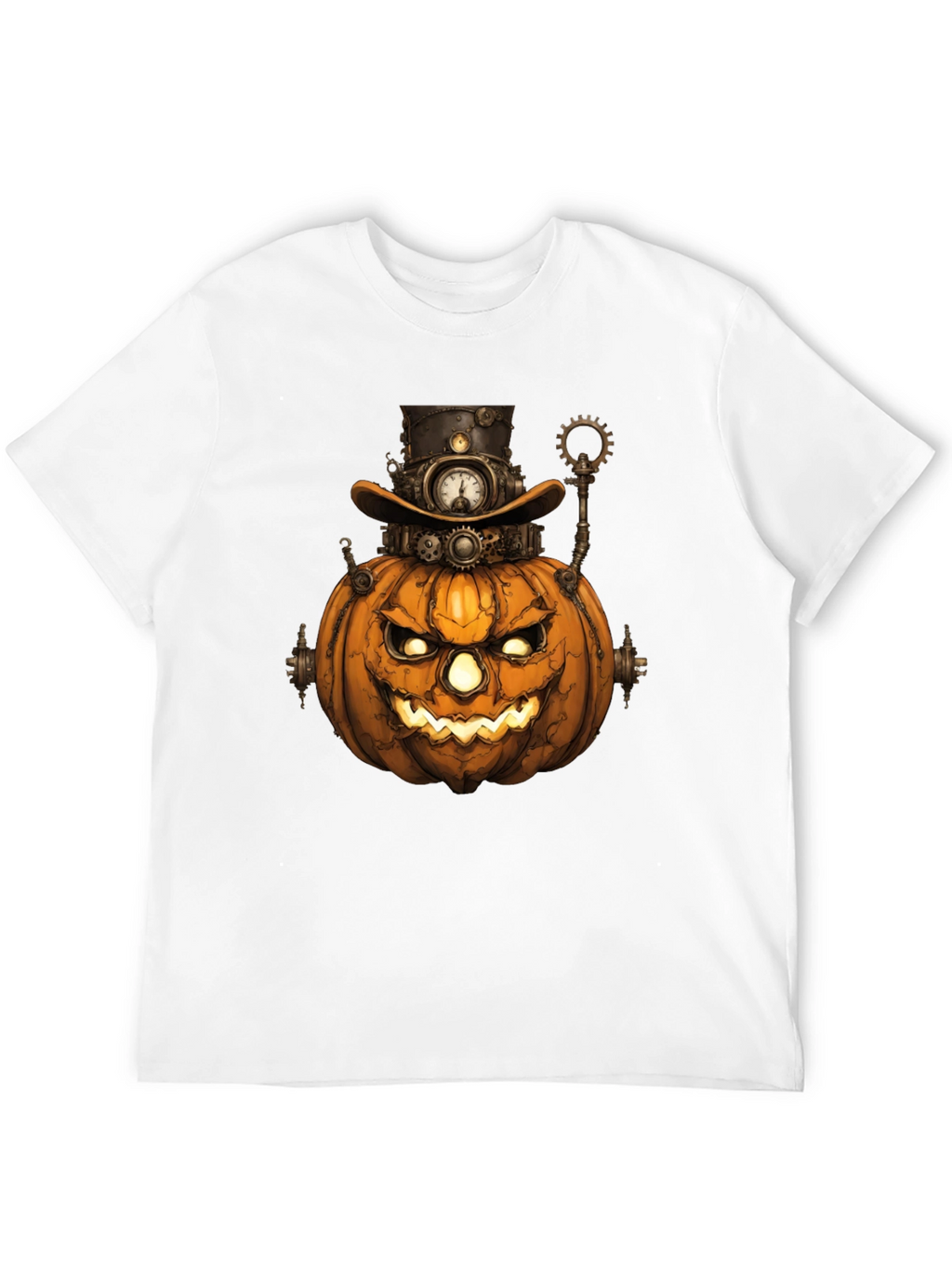 Steampunk Pumpkin Halloween T-Shirt