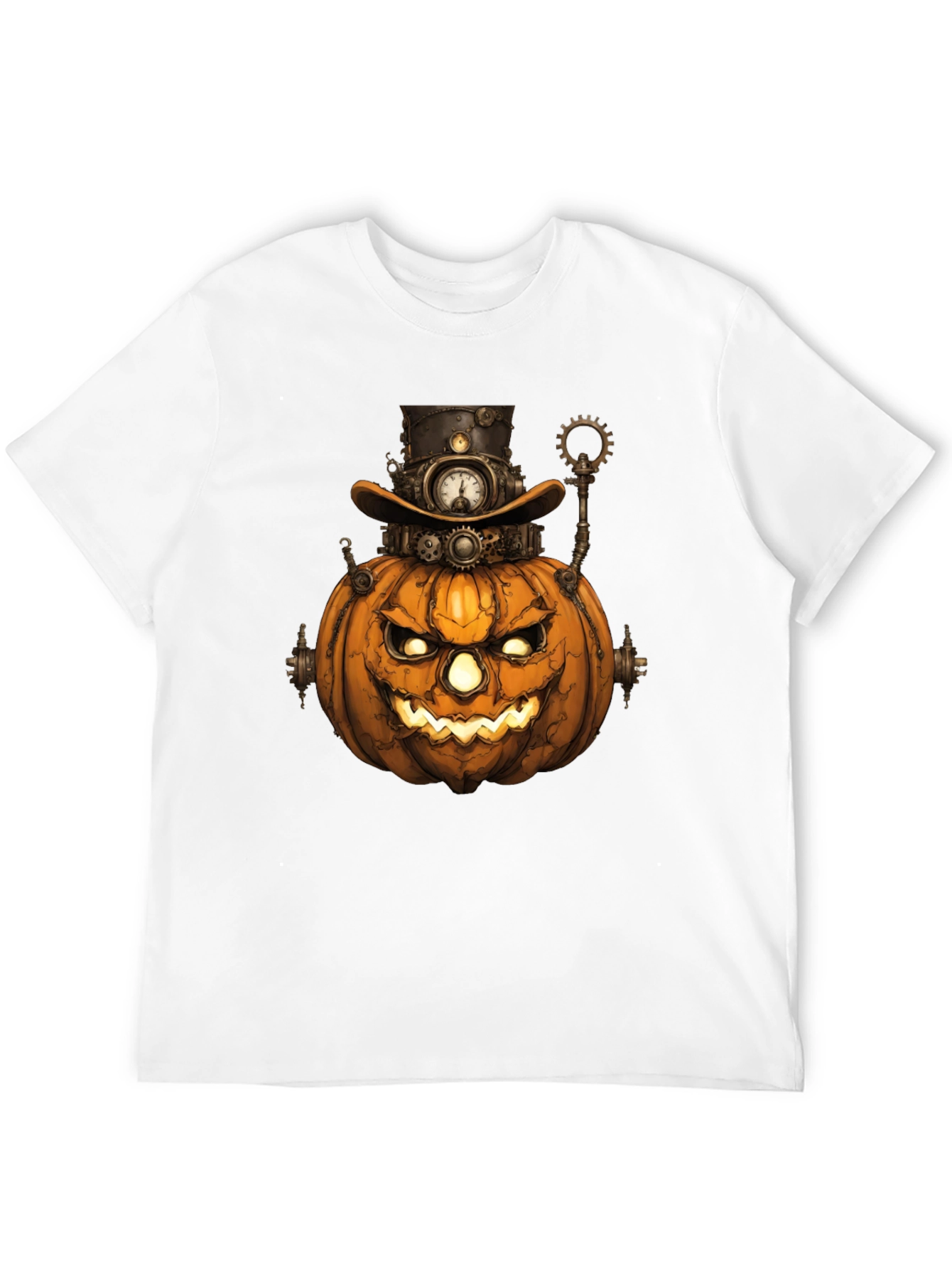 Steampunk Pumpkin Halloween T-Shirt