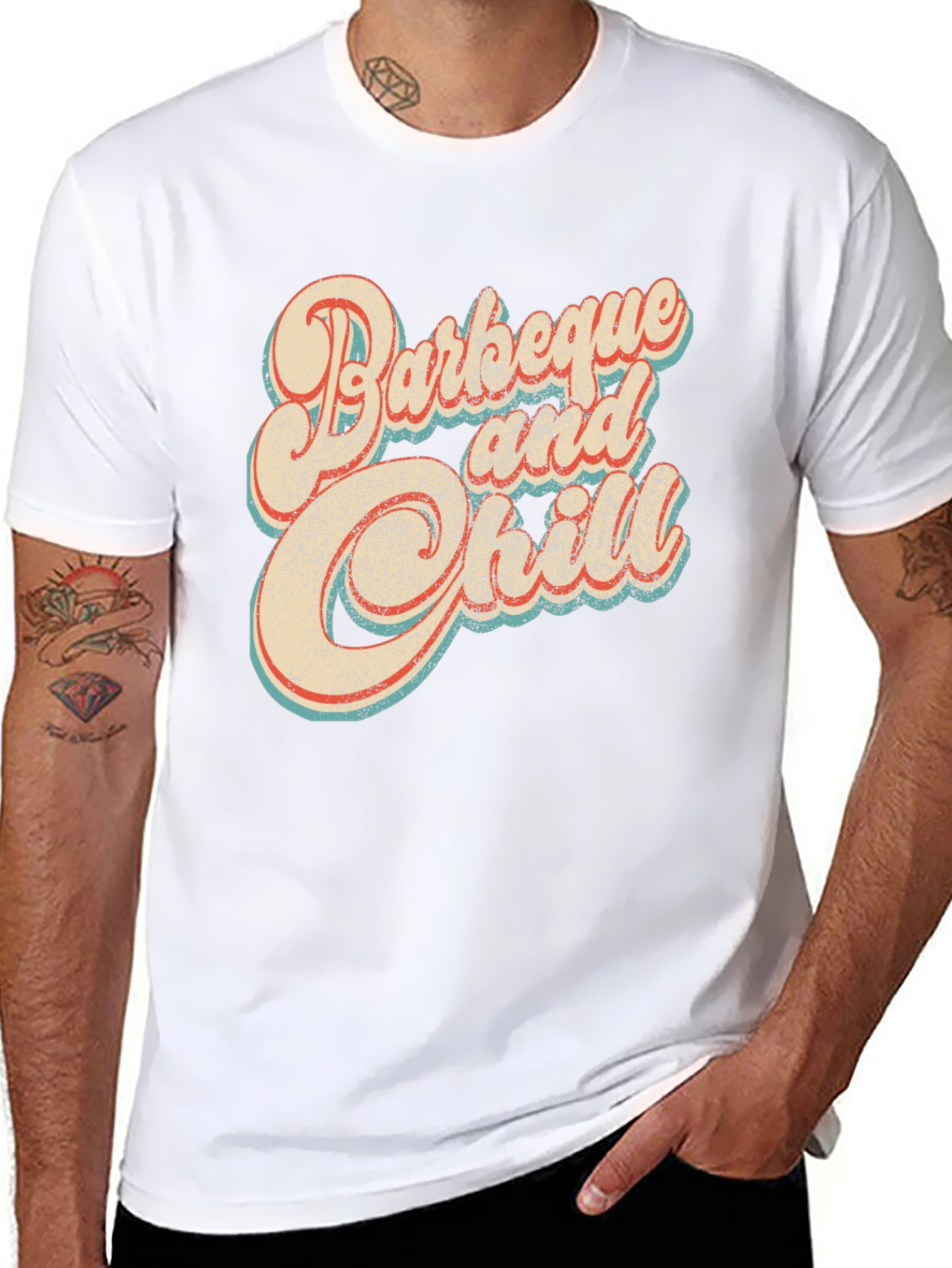 Barbeque and Chill Graphic T-Shirt