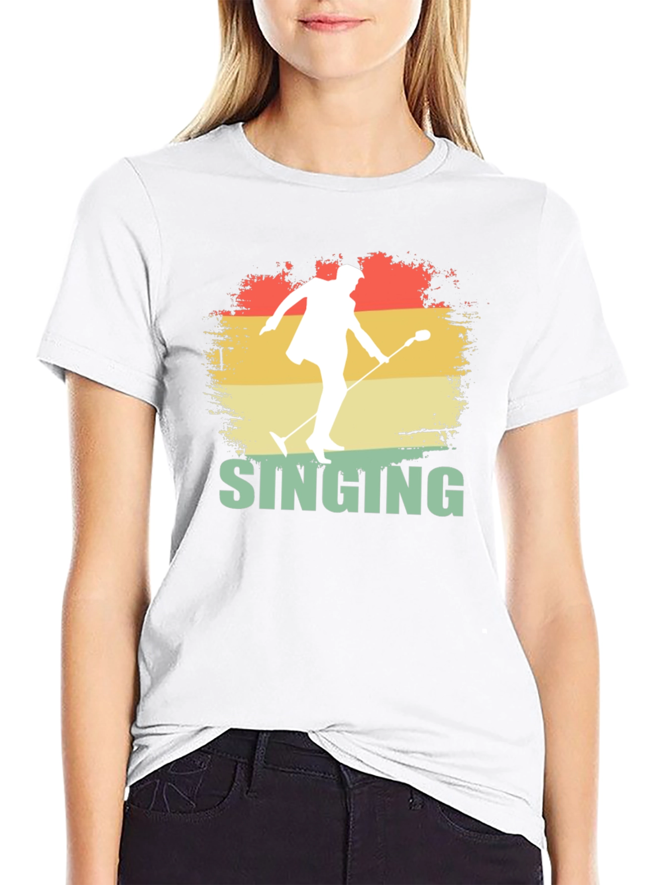 Retro Singing T-Shirt Vintage Singer Graphic Tee