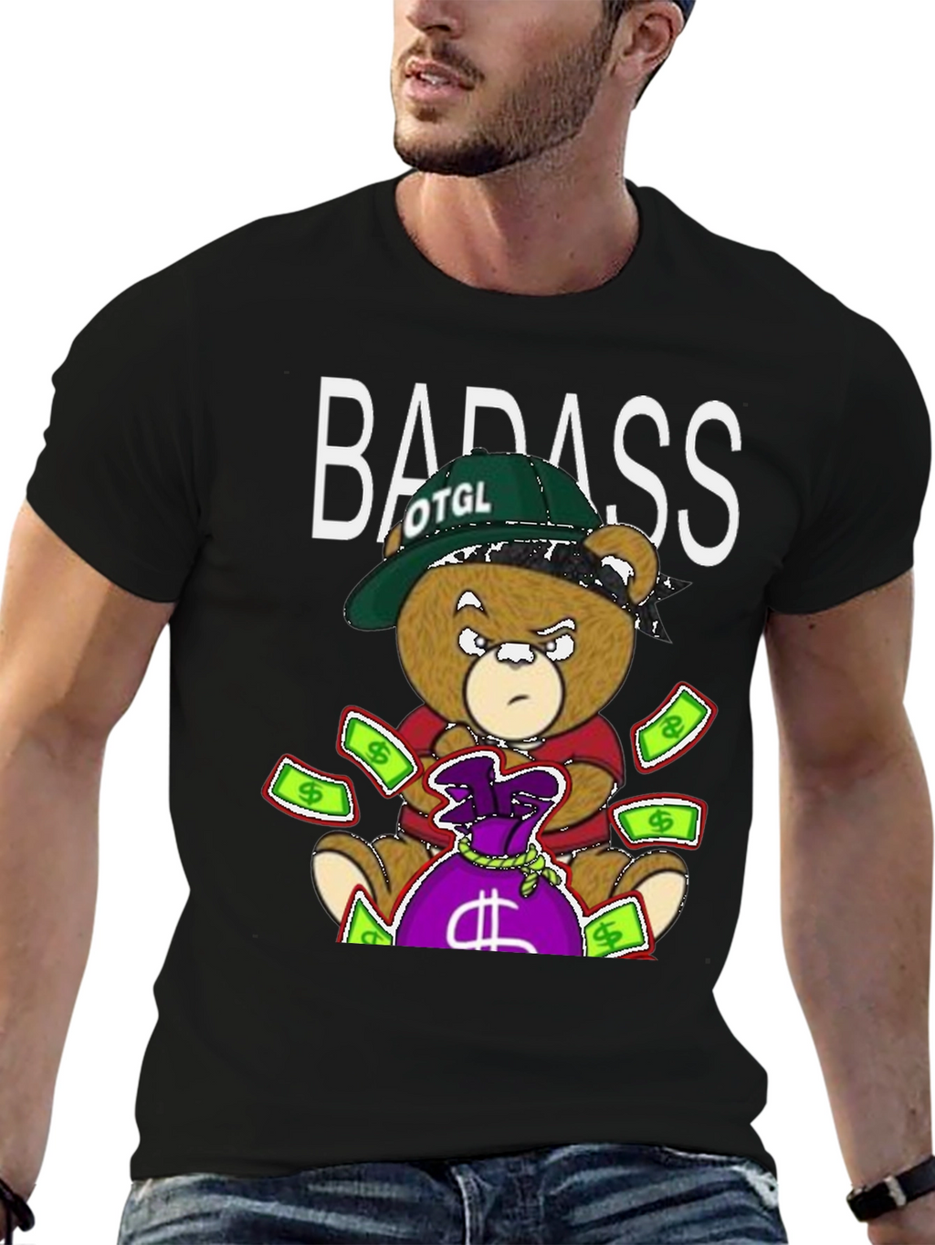 Badass Bear T-Shirt - Urban Graphic Tee