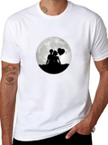 Romantic Moonlit Silhouette Tee