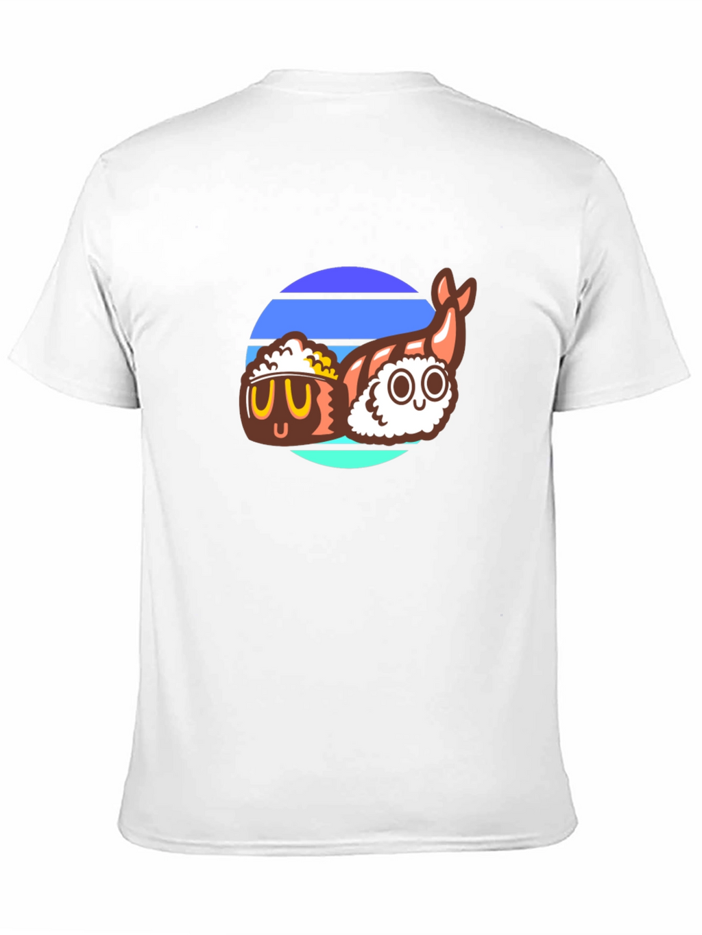 Sushi Retro T-Shirt - Cool Japanese Food Design