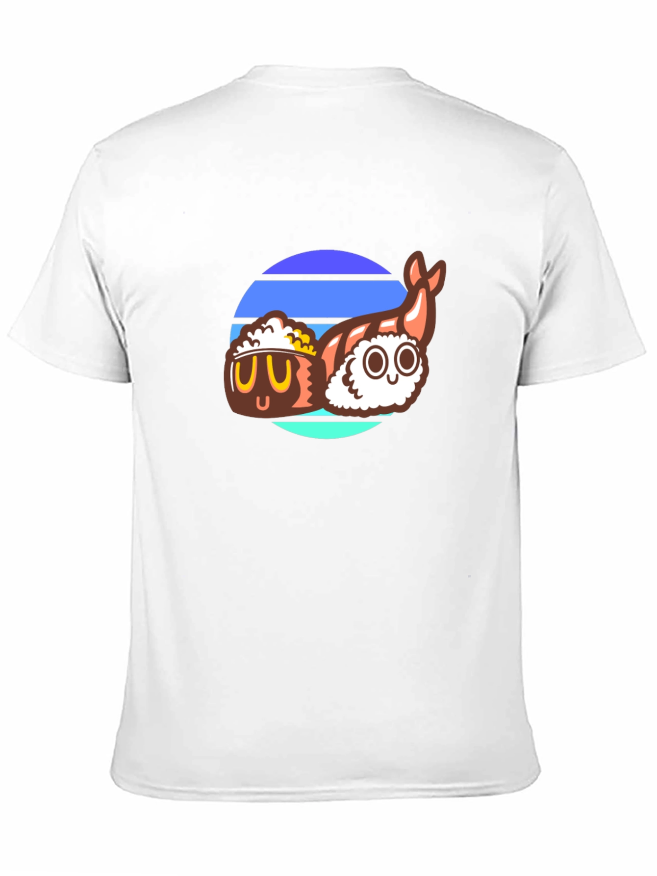 Sushi Retro T-Shirt - Cool Japanese Food Design