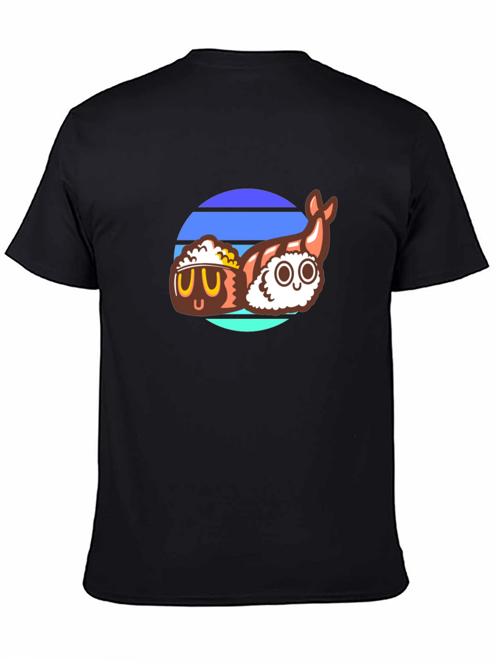 Sushi Retro T-Shirt - Cool Japanese Food Design