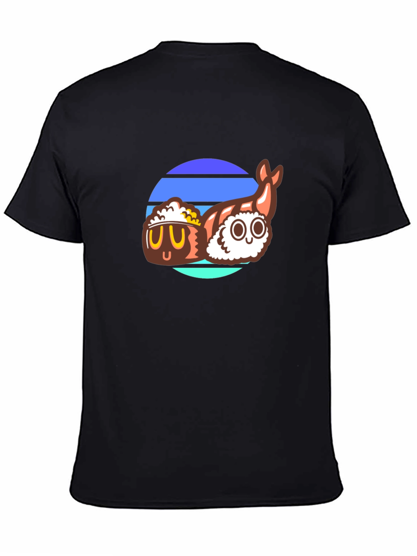 Sushi Retro T-Shirt - Cool Japanese Food Design