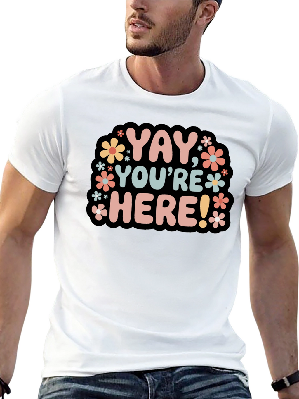 Yay Youre Here! Graphic Tee