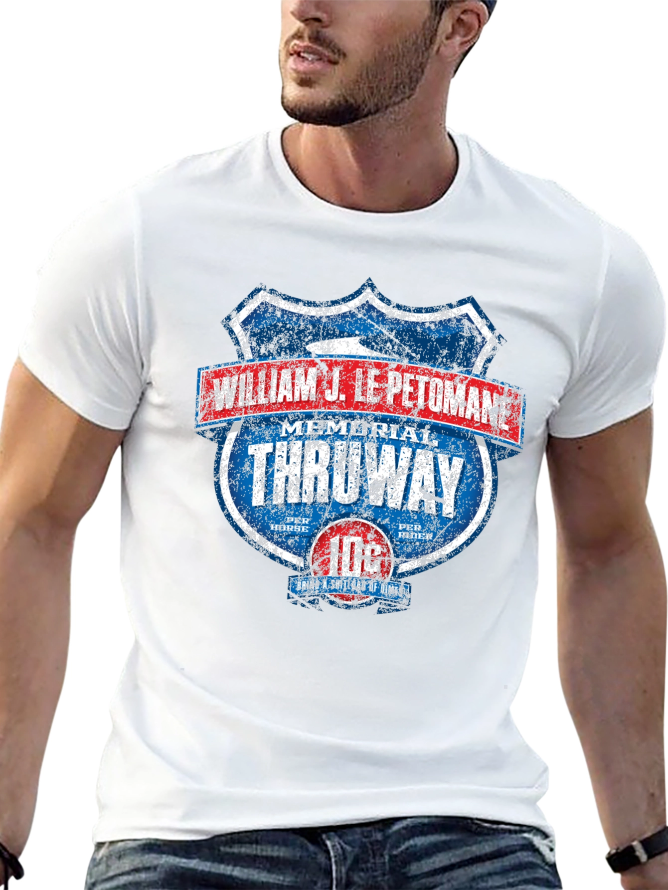William J. Le Petomane Throway Memorial Graphic T-Shirt