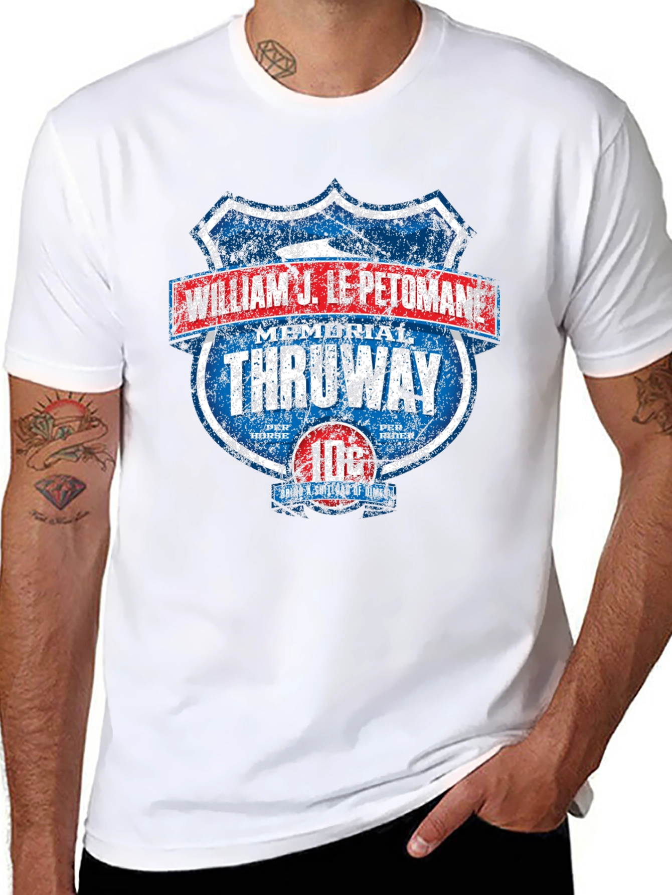 William J. Le Petomane Throway Memorial Graphic T-Shirt