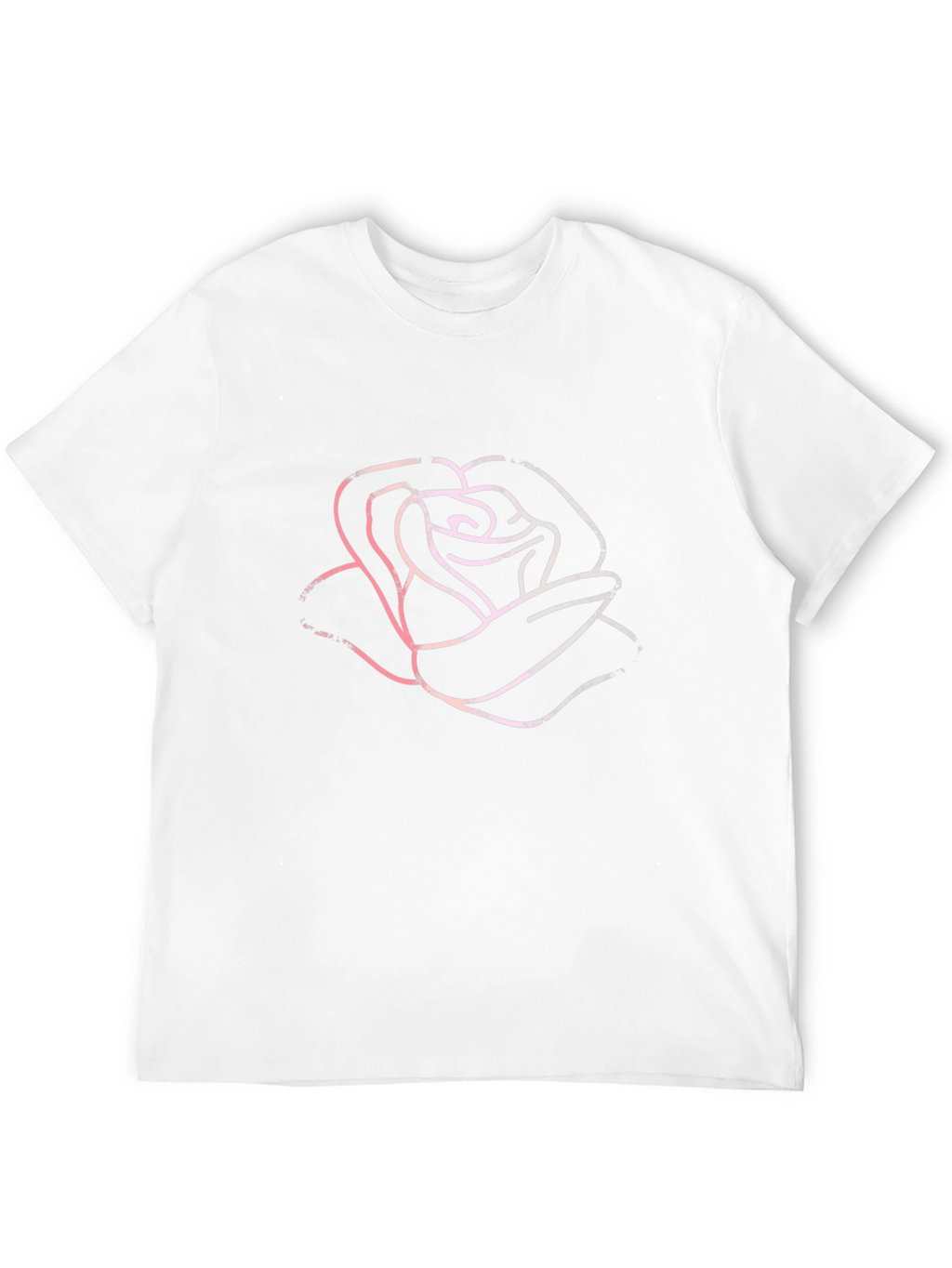 Rose Graphic Tee - Stylish Black Cotton T-Shirt