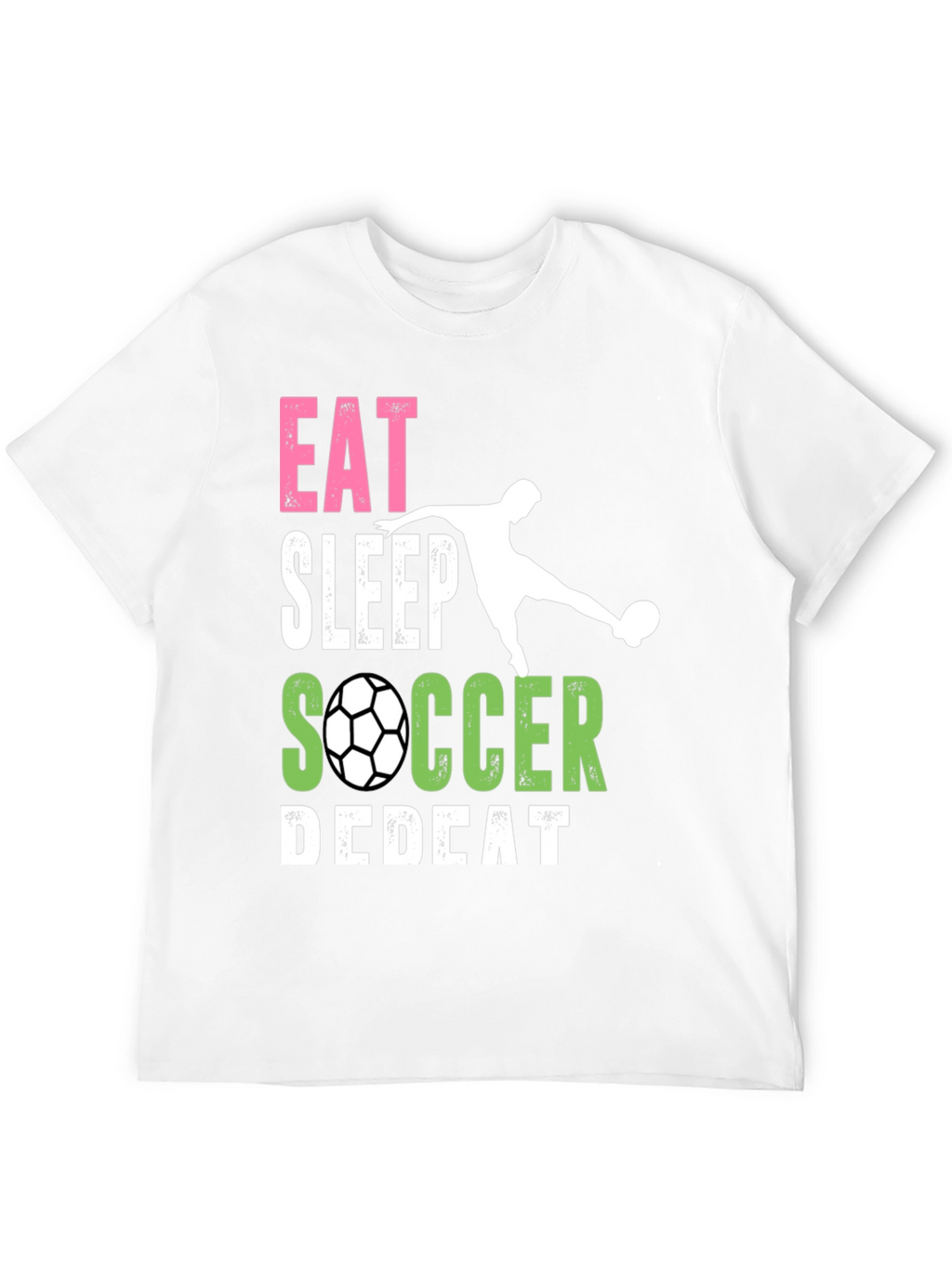 Eat Sleep Soccer Repeat Black T-Shirt