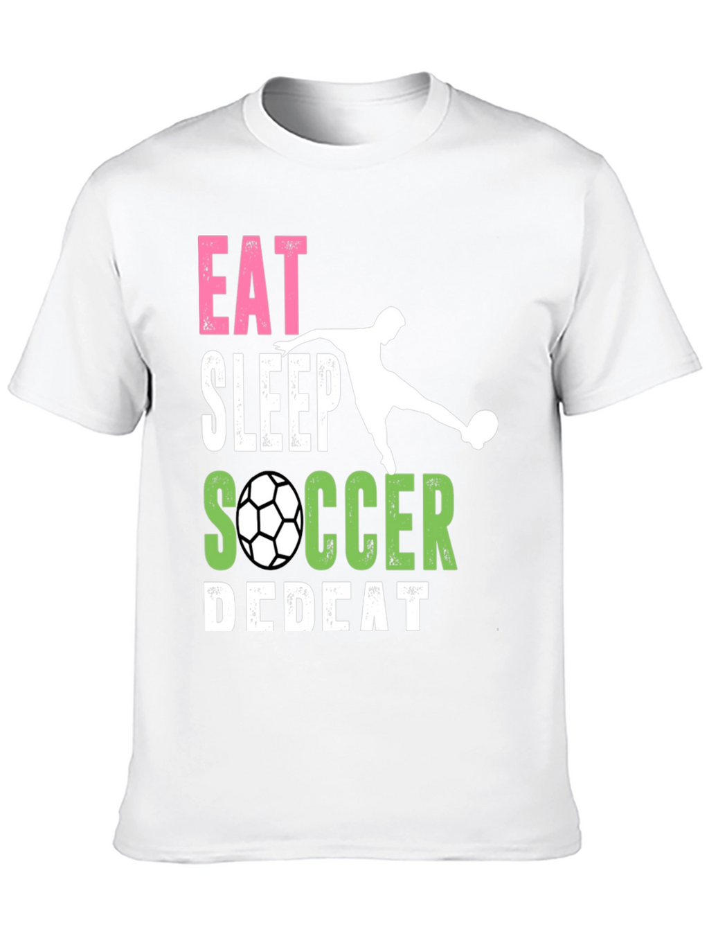 Eat Sleep Soccer Repeat Black T-Shirt