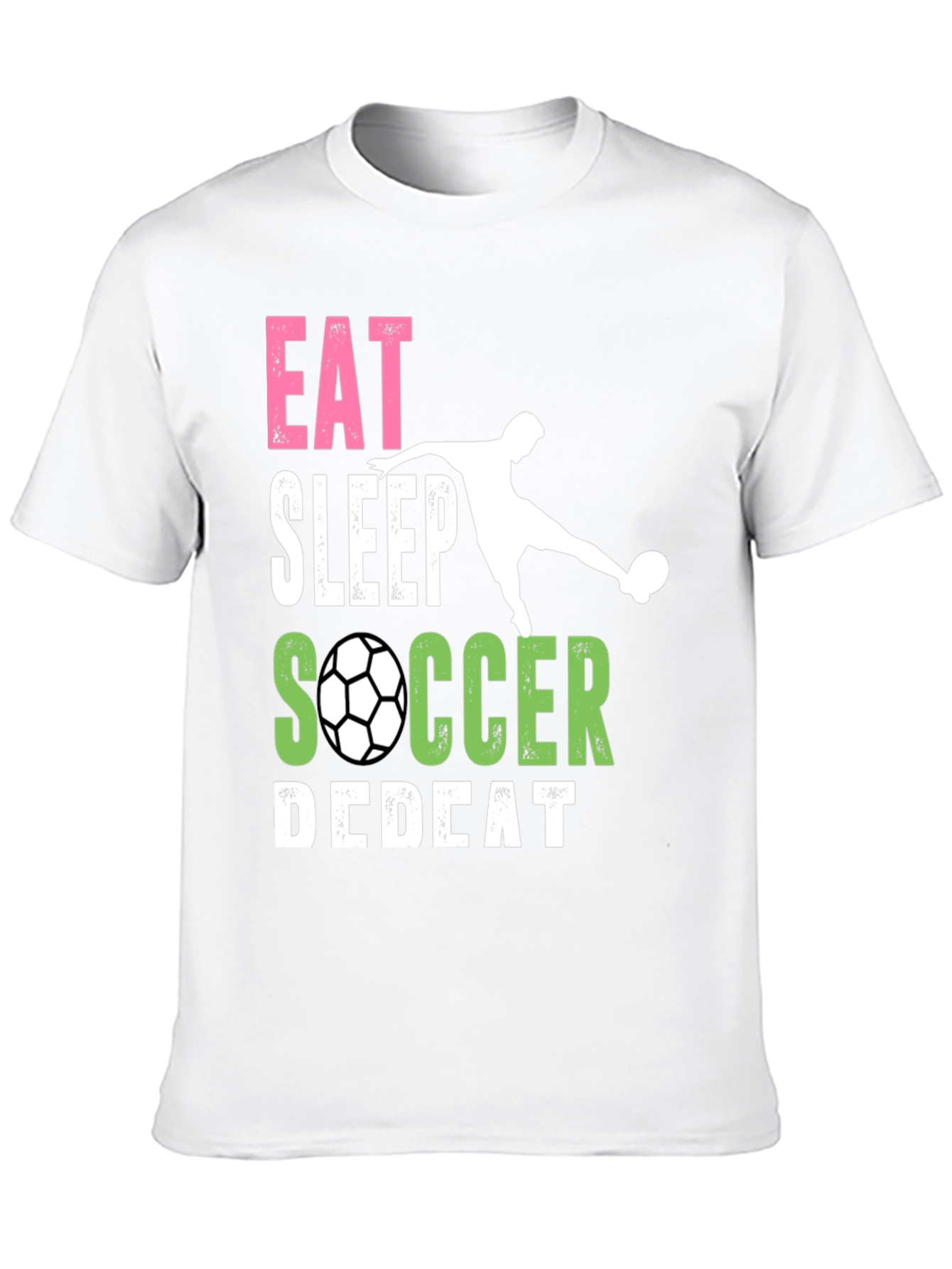 Eat Sleep Soccer Repeat Black T-Shirt