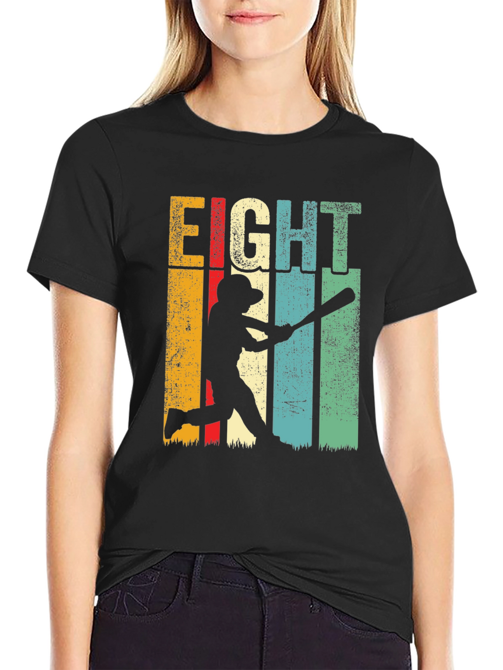Eight Baseball Birthday T-Shirt